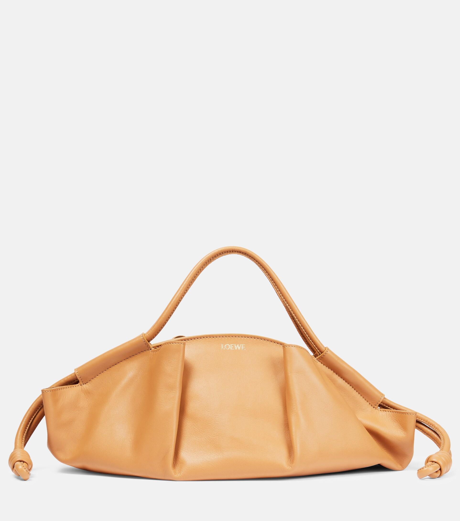 Loewe Paseo Leather Tote Bag in Brown | Lyst