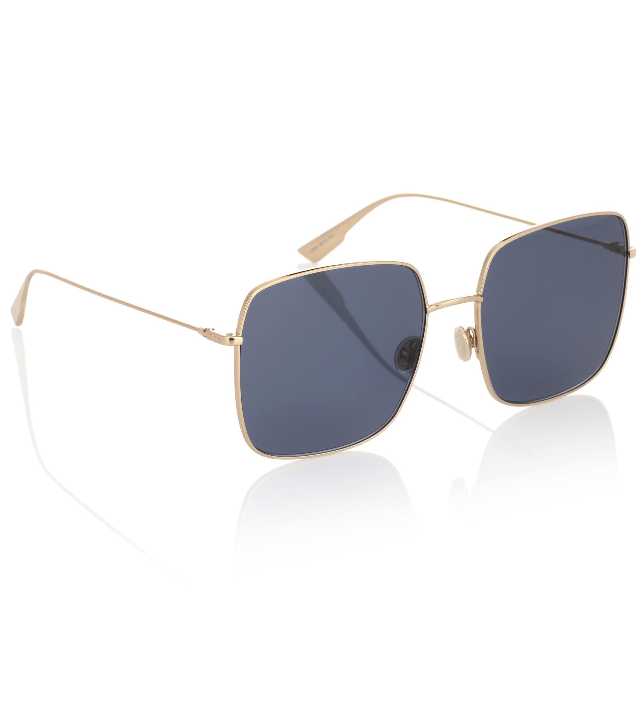 Dior Diorstellaire1 Square Sunglasses in Gold (Metallic) Lyst