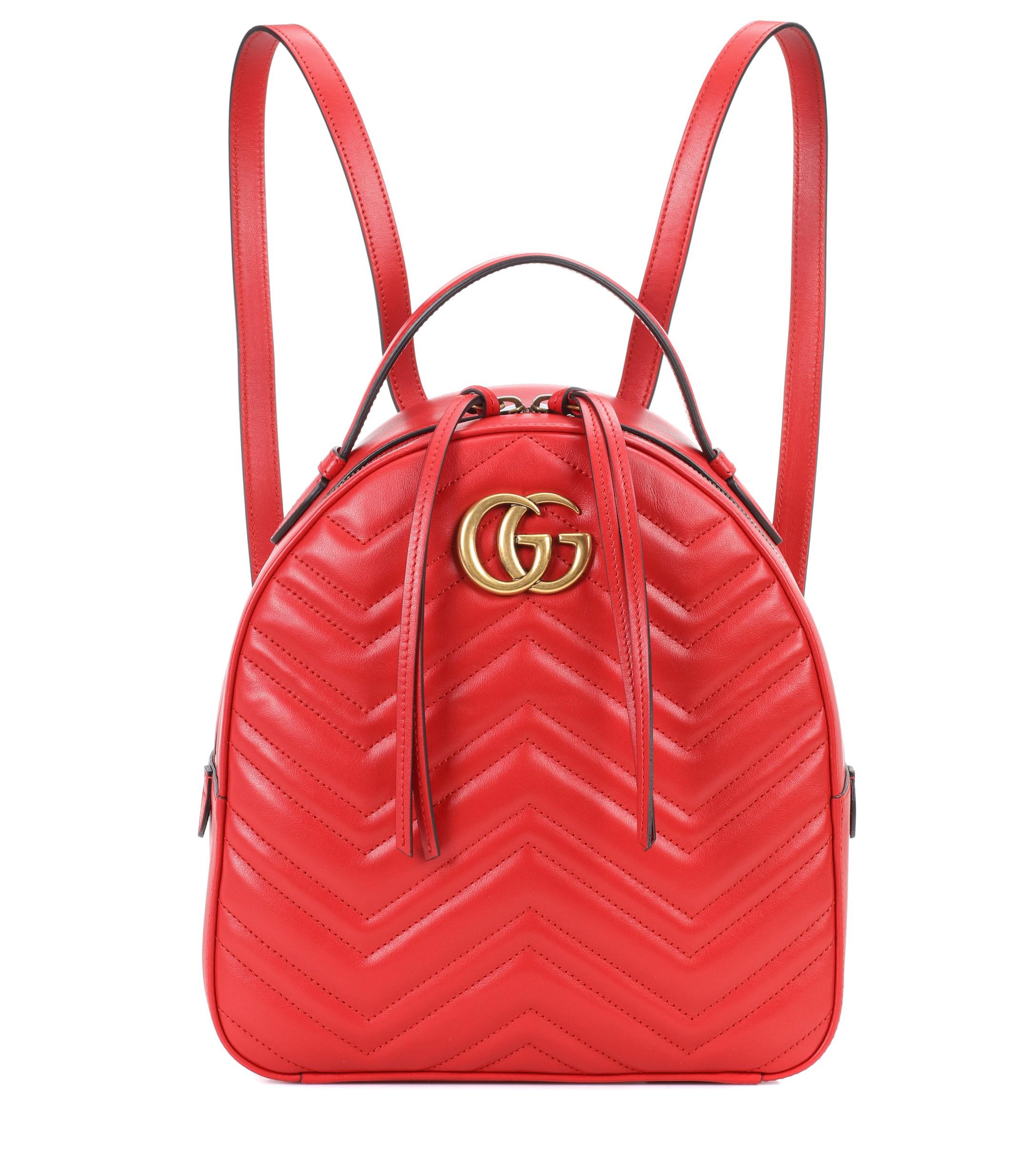 gucci gg marmont matelassé backpack