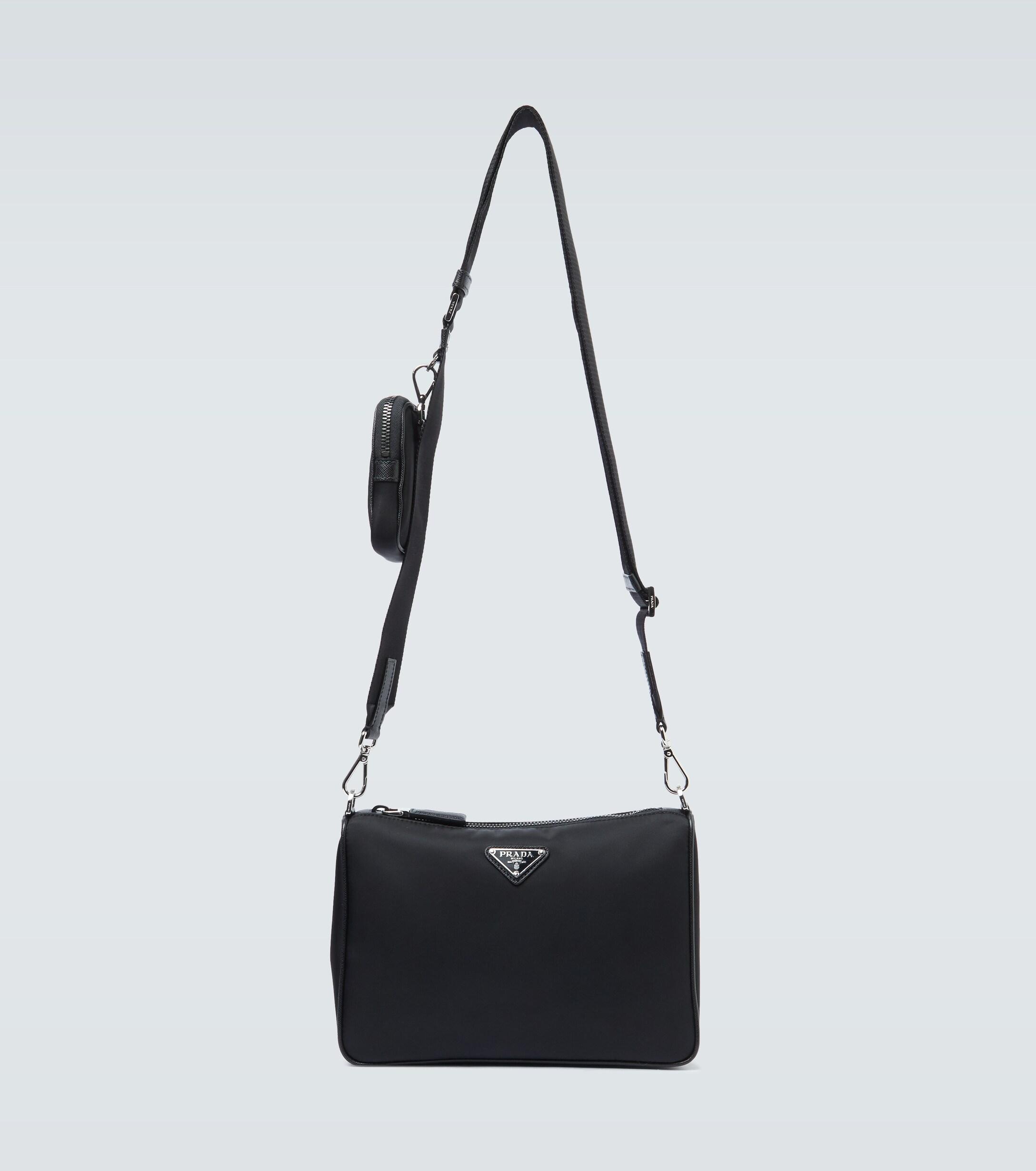 Herren Taschen Kuriertaschen Moschino Synthetik Umhängetasche Aus Nylon Mit Logodruck in Schwarz für Herren 