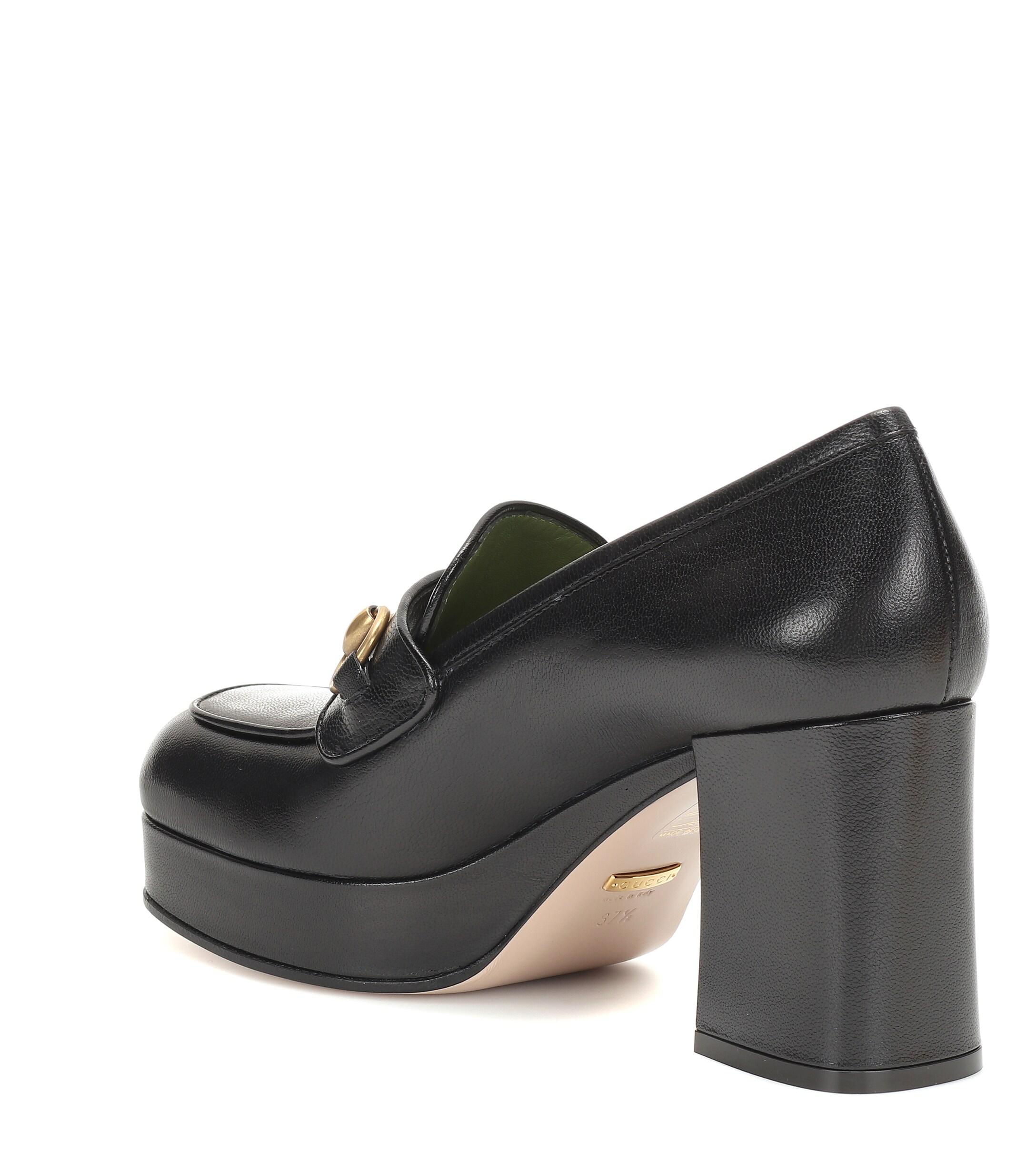 Gucci Houdan 15 Platform Loafer in Black Lyst Canada - Main Image