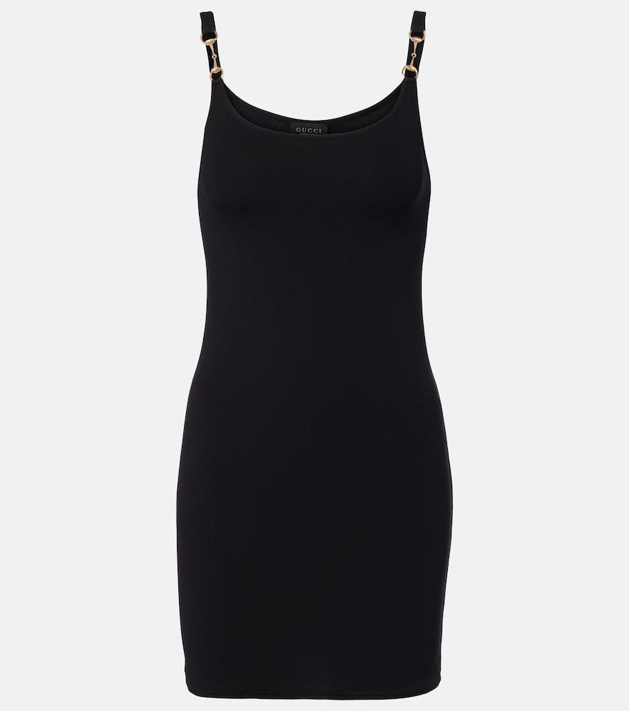gucci black mini dress Black Ruffle Lace Mini Dress