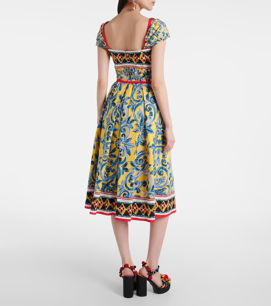 ワンピース DOLCE & GABBANA PRINTED COTTON DRESS Dolce&Gabbana Women's Clothing