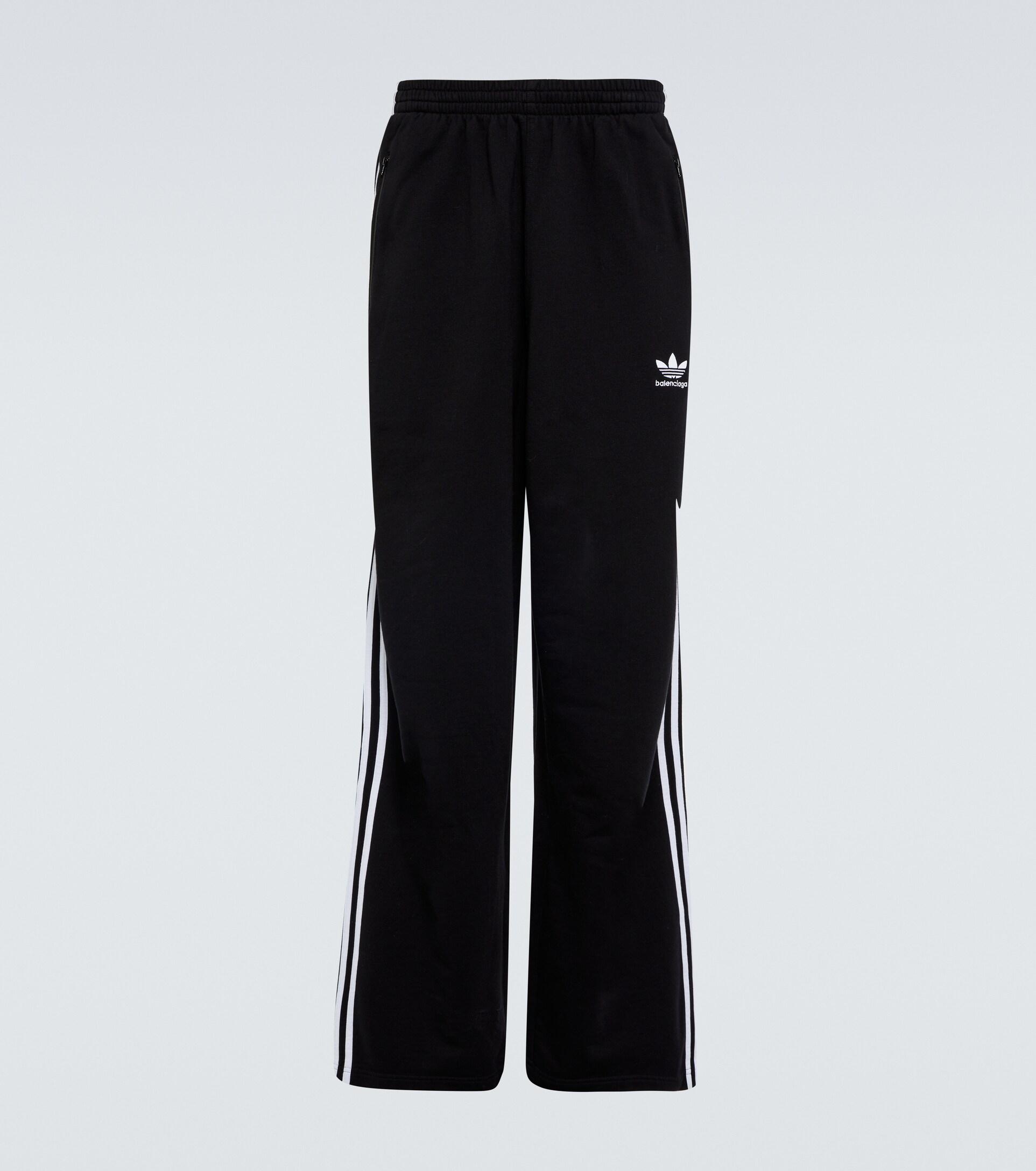 Balenciaga X Adidas Cotton Sweatpants in Black for Men | Lyst