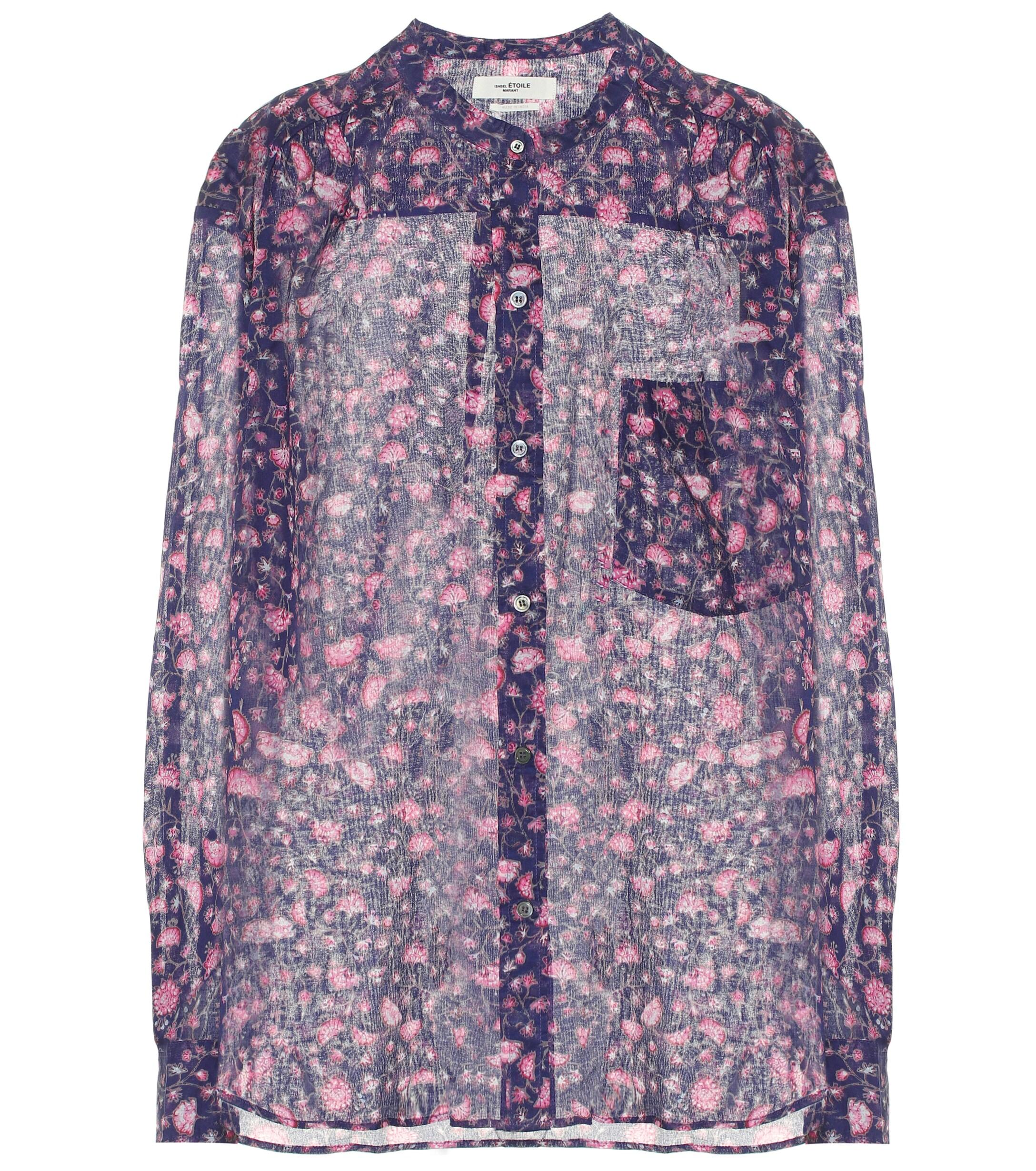 isabel marant etoile violette blouse