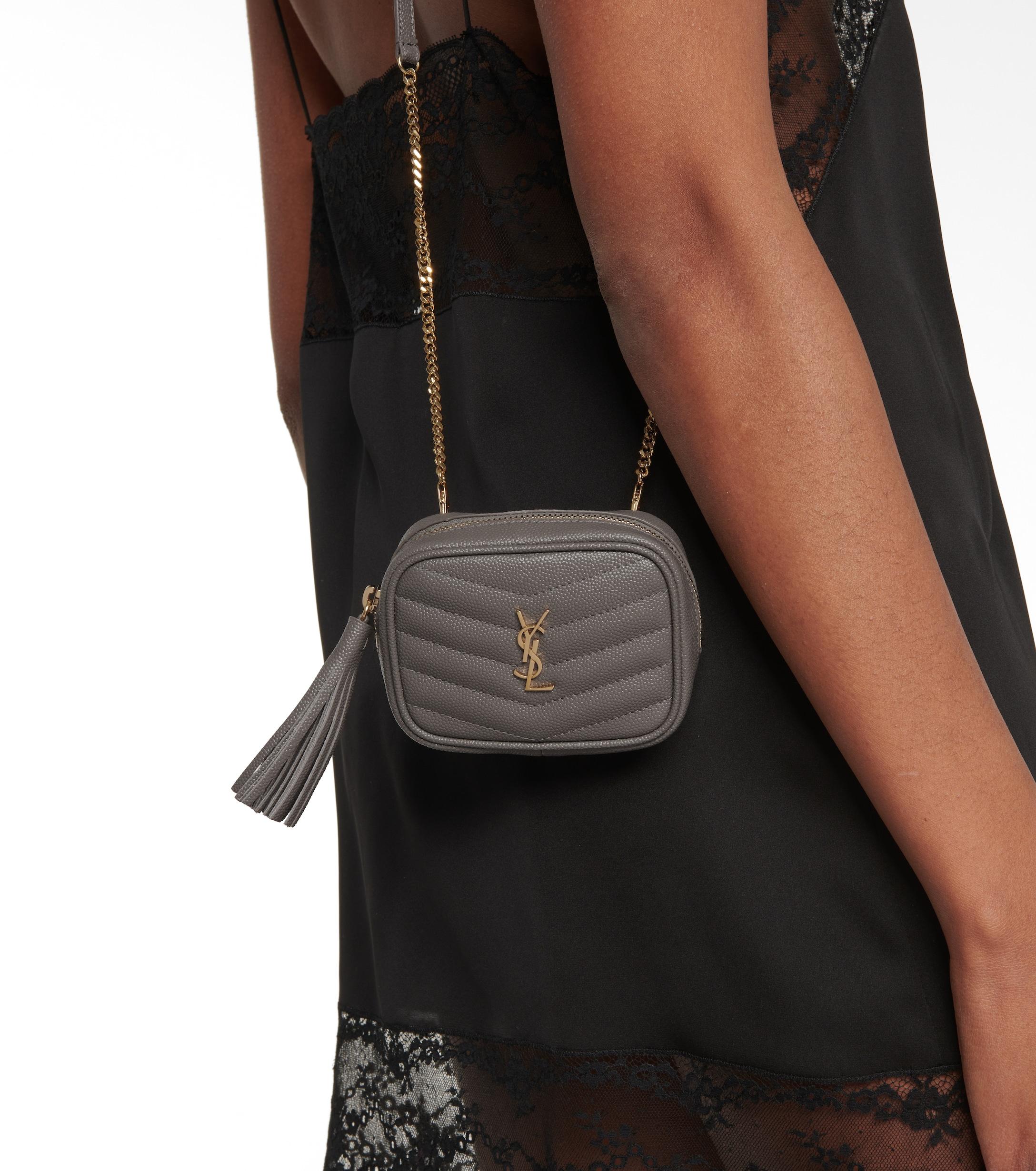 Saint laurent lou cheap mini leather crossbody bag