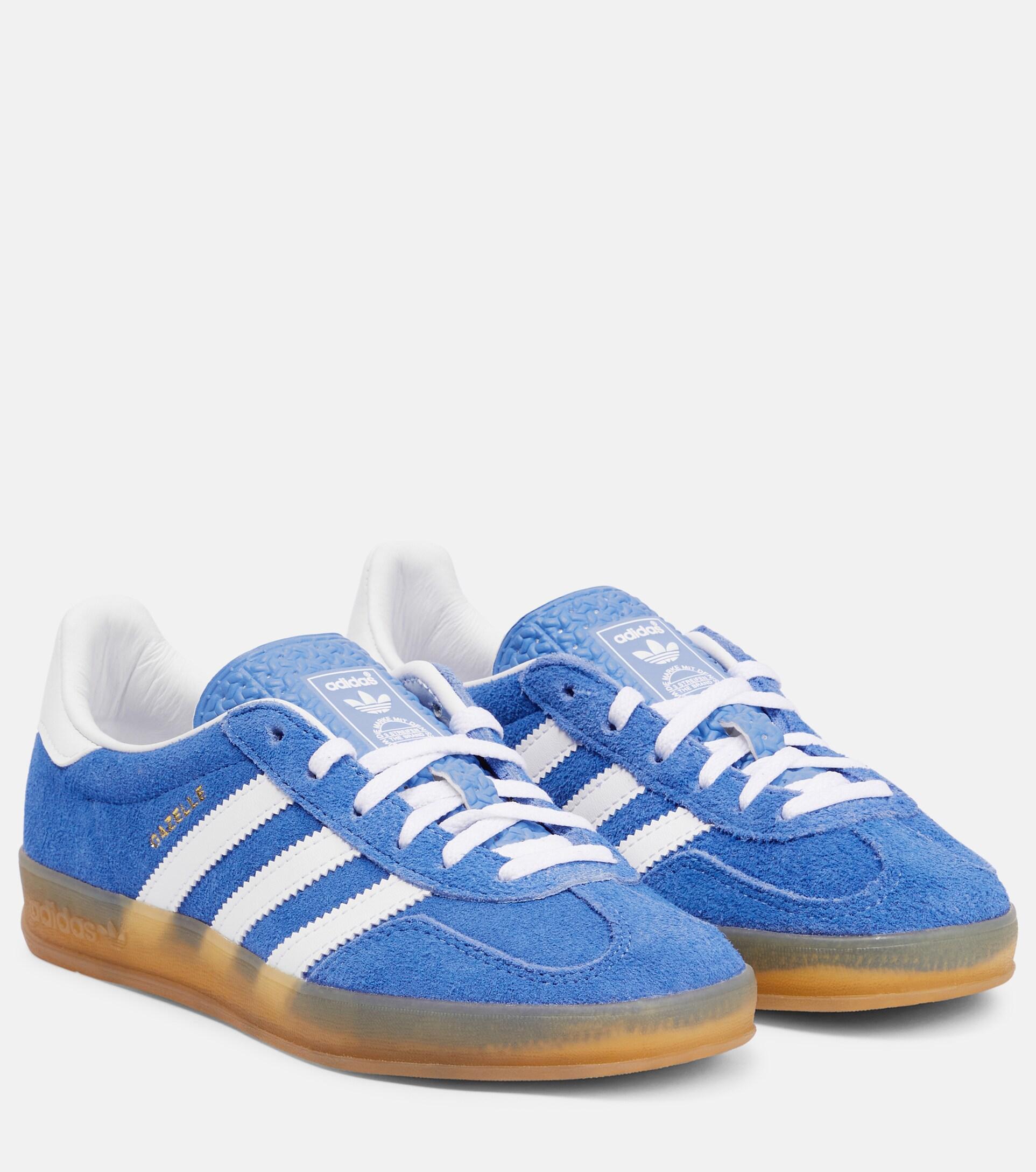 adidas Gazelle Indoor Suede Sneakers in Blue | Lyst