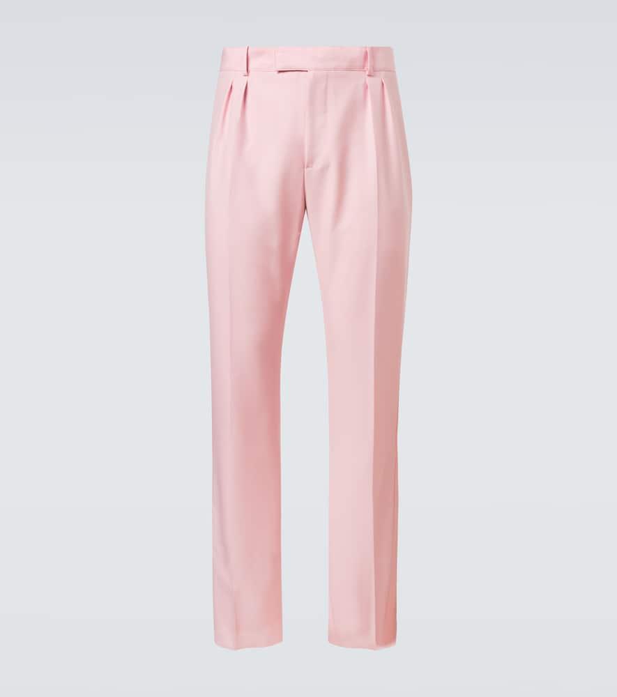 【送料&関税込】Alexander McQueen Cigarette Pants Alexander McQueen Cigarette Suit Trousers in Electric Navy