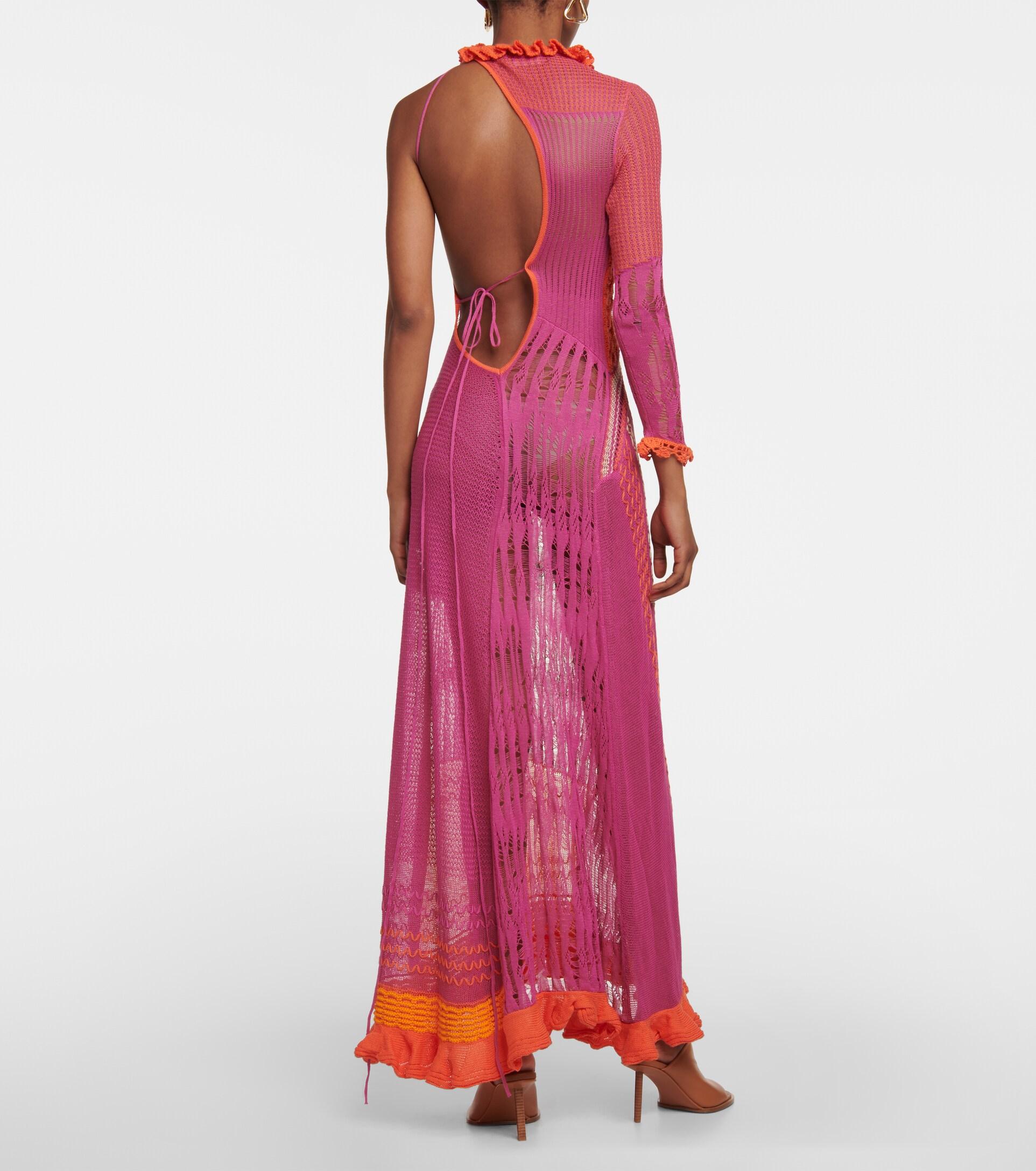 Roberta Einer Bianca Cotton Maxi Dress in Pink | Lyst