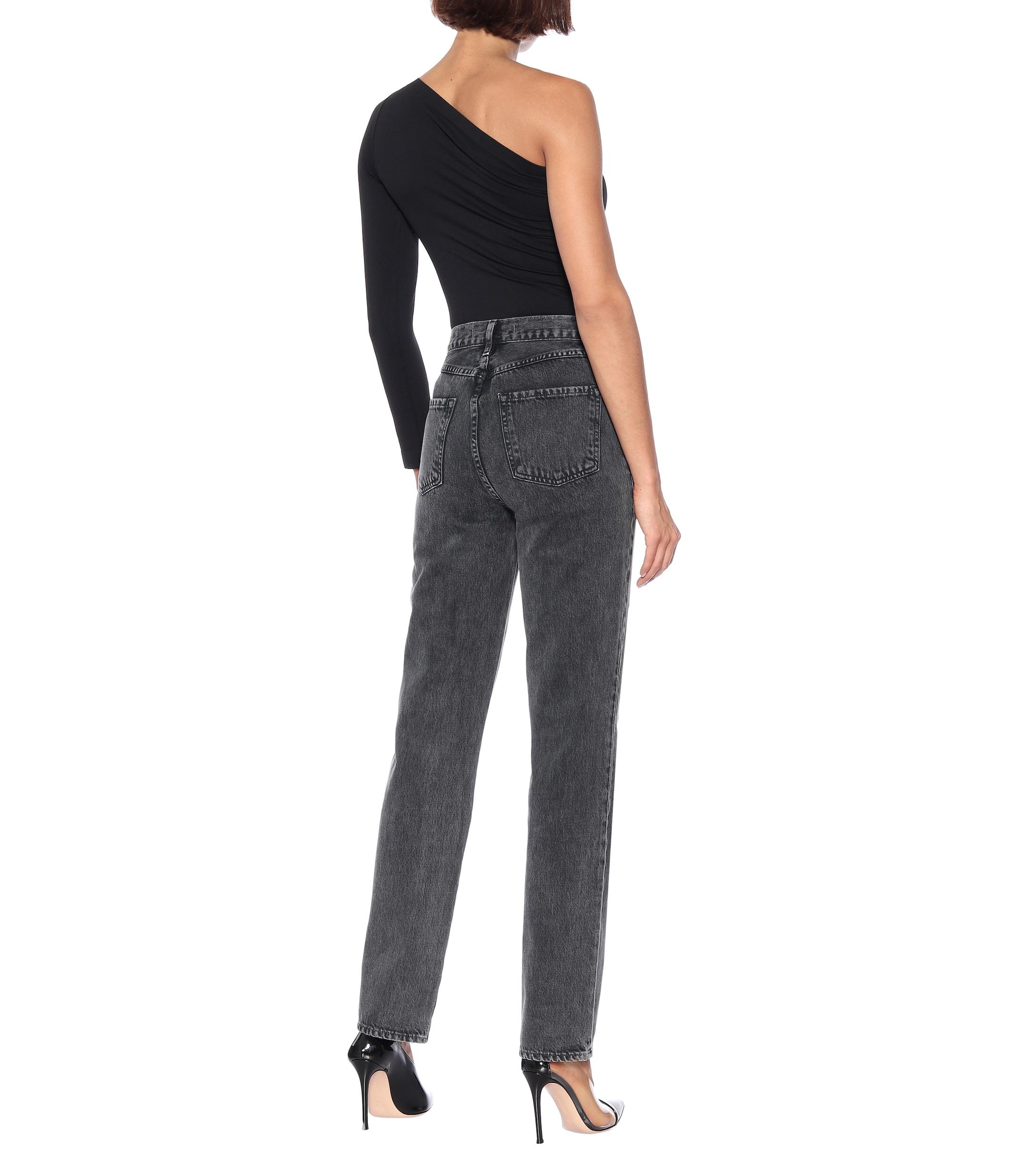 J Brand Denim X Elsa Hosk Sunday Mid-rise Straight Jeans in Black - Lyst