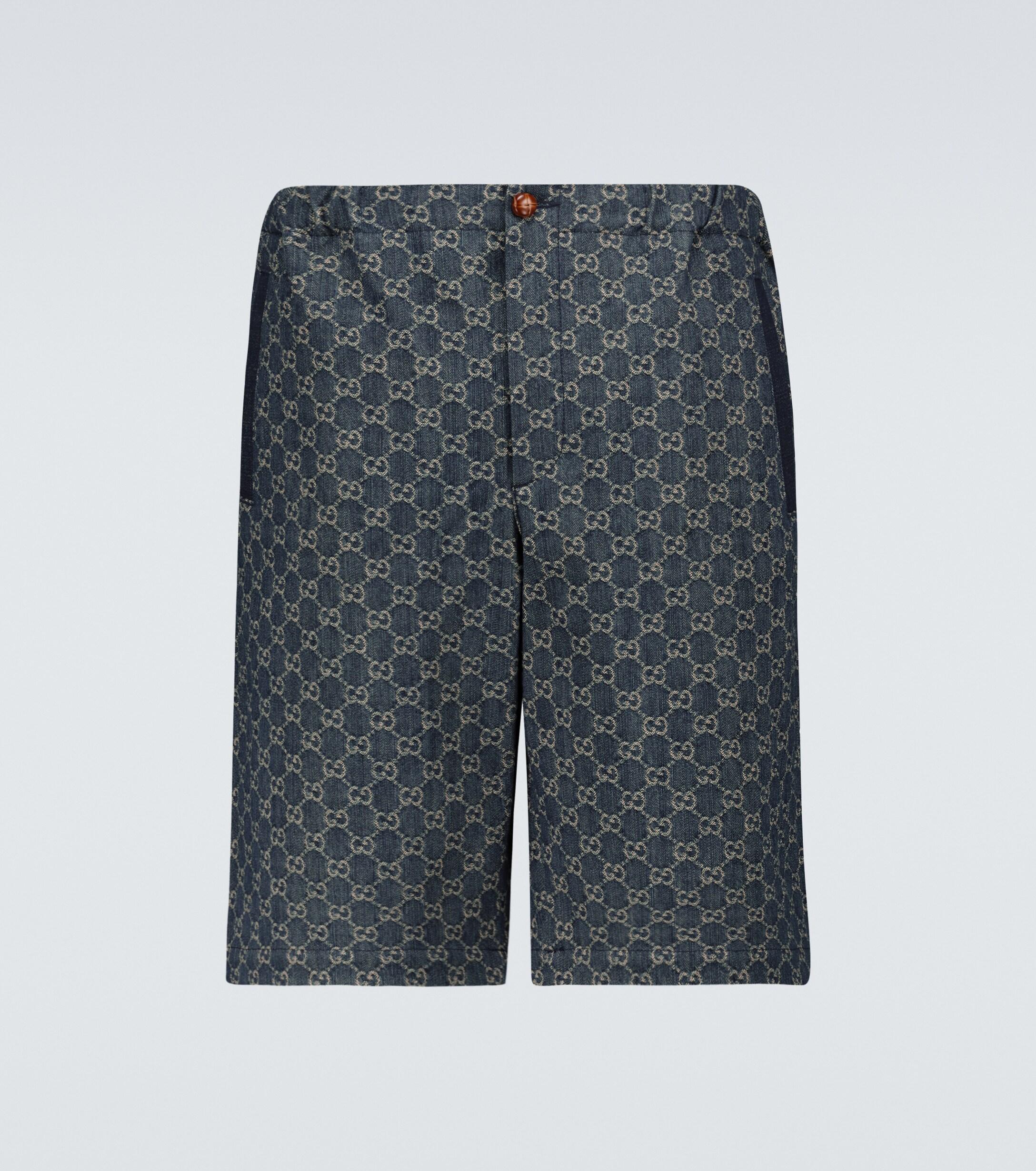 Gucci GG Denim Shorts in Blue for Men - Lyst