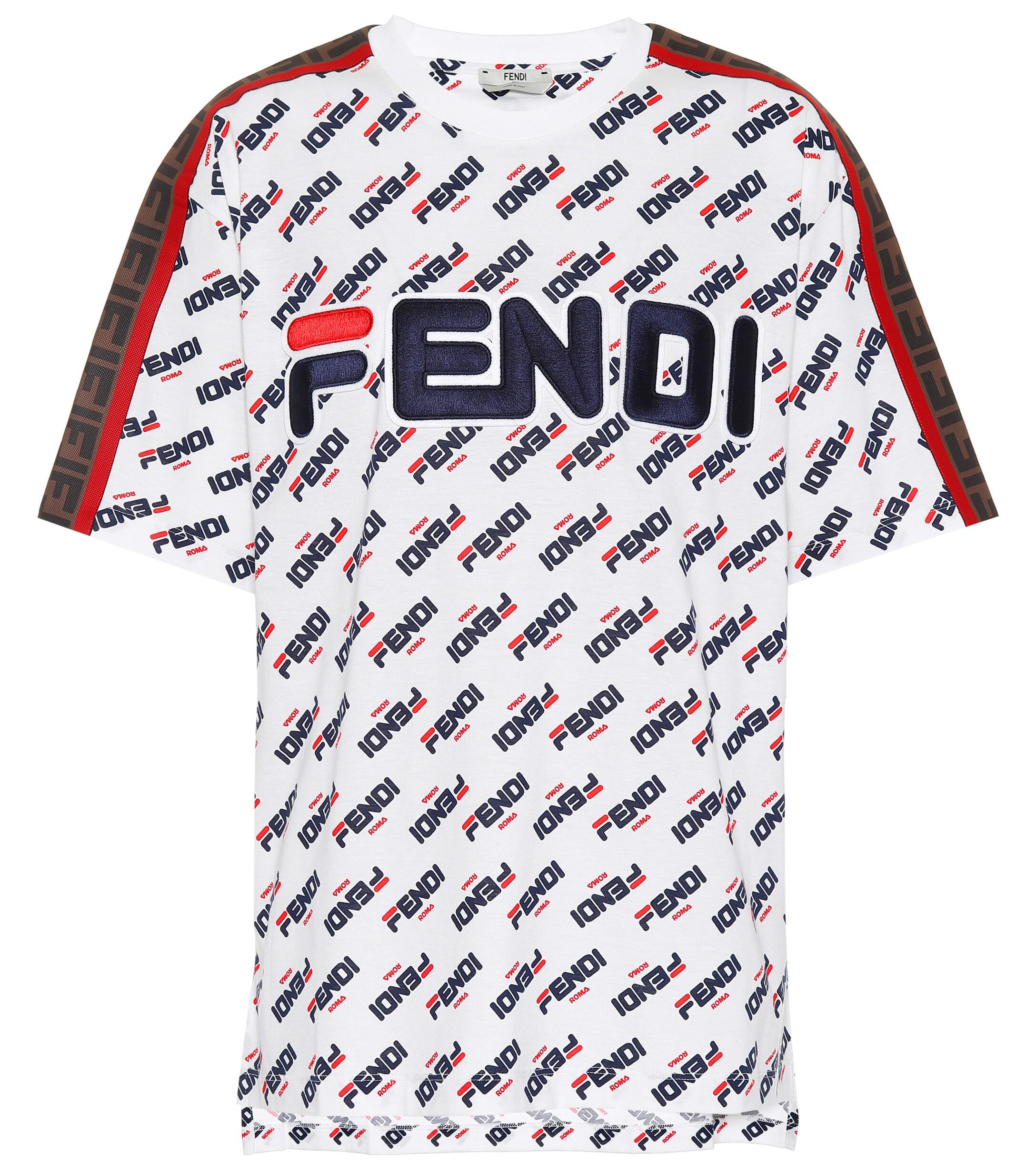 Fendi T-shirt For Women On Sale in White - Save 61% - Lyst