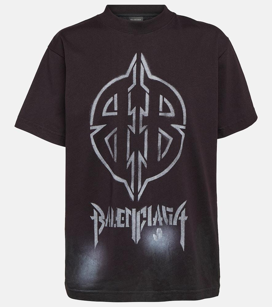 BALENCIAGA＊L BB STENCIL ヴィンテージ Tシャツ＊送料込 BALENCIAGA Metal Bb Stencil Vintage Cotton T-shirt Balenciaga