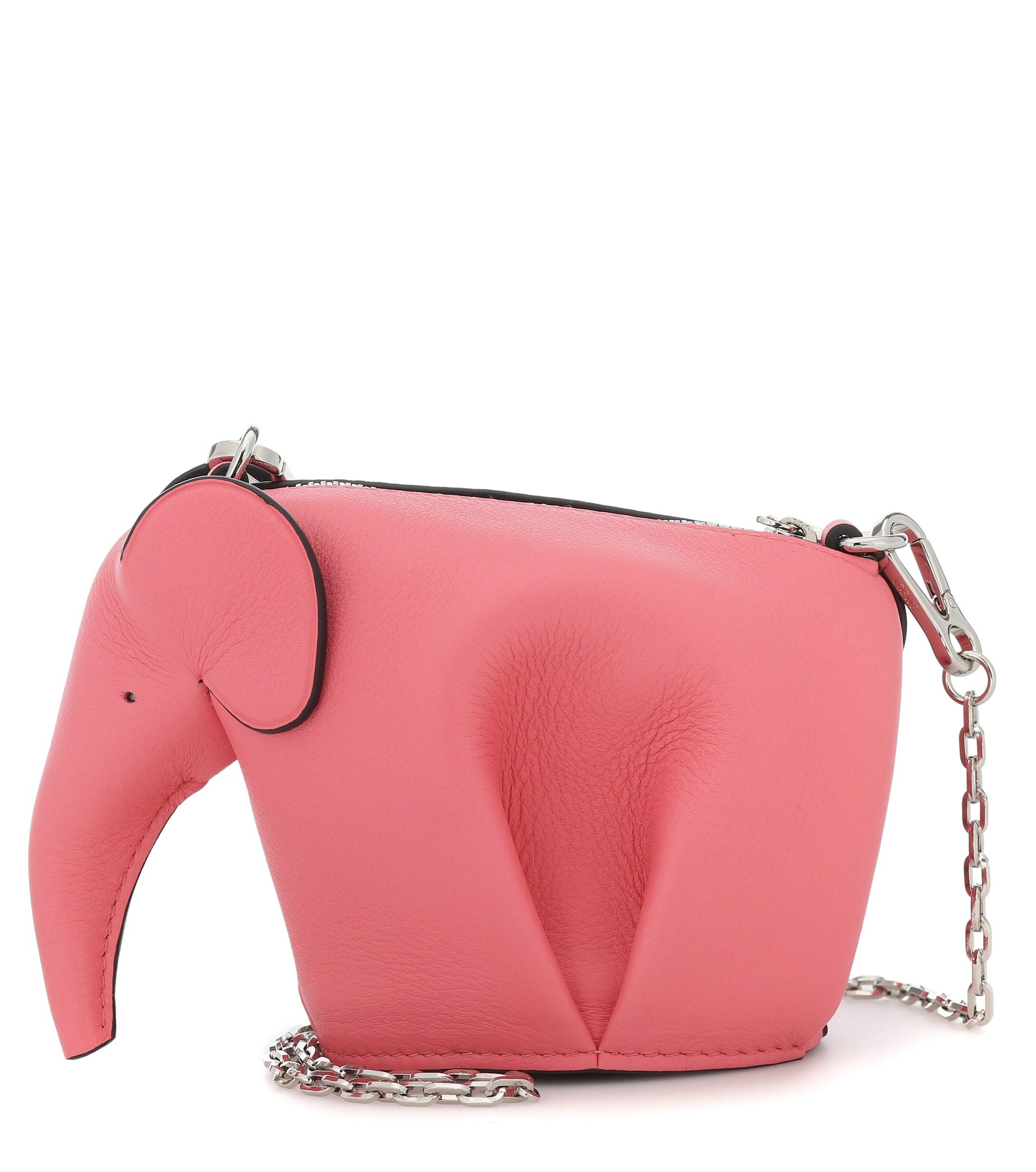 loewe pink elephant bag
