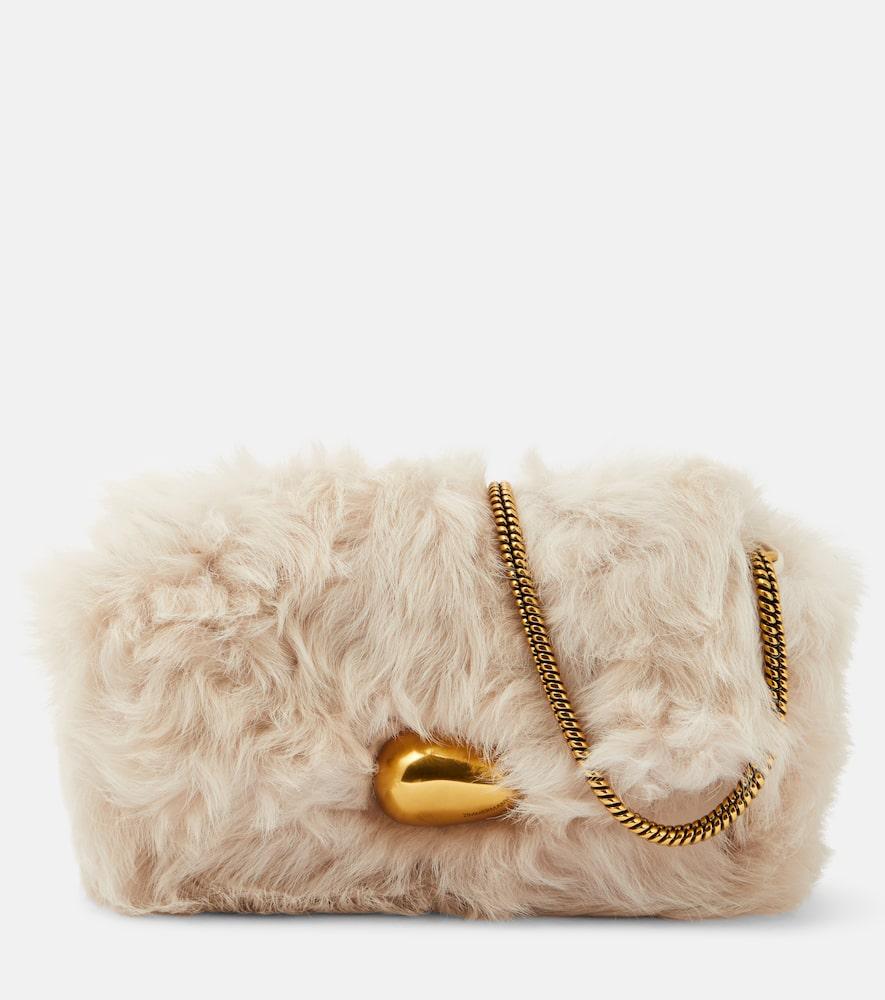 ★DE MERIEL★ Shearling Mini Fur Bag2Colors Shearling Bag Zimmermann Shearling Crossbody Bag in Natural | Lyst