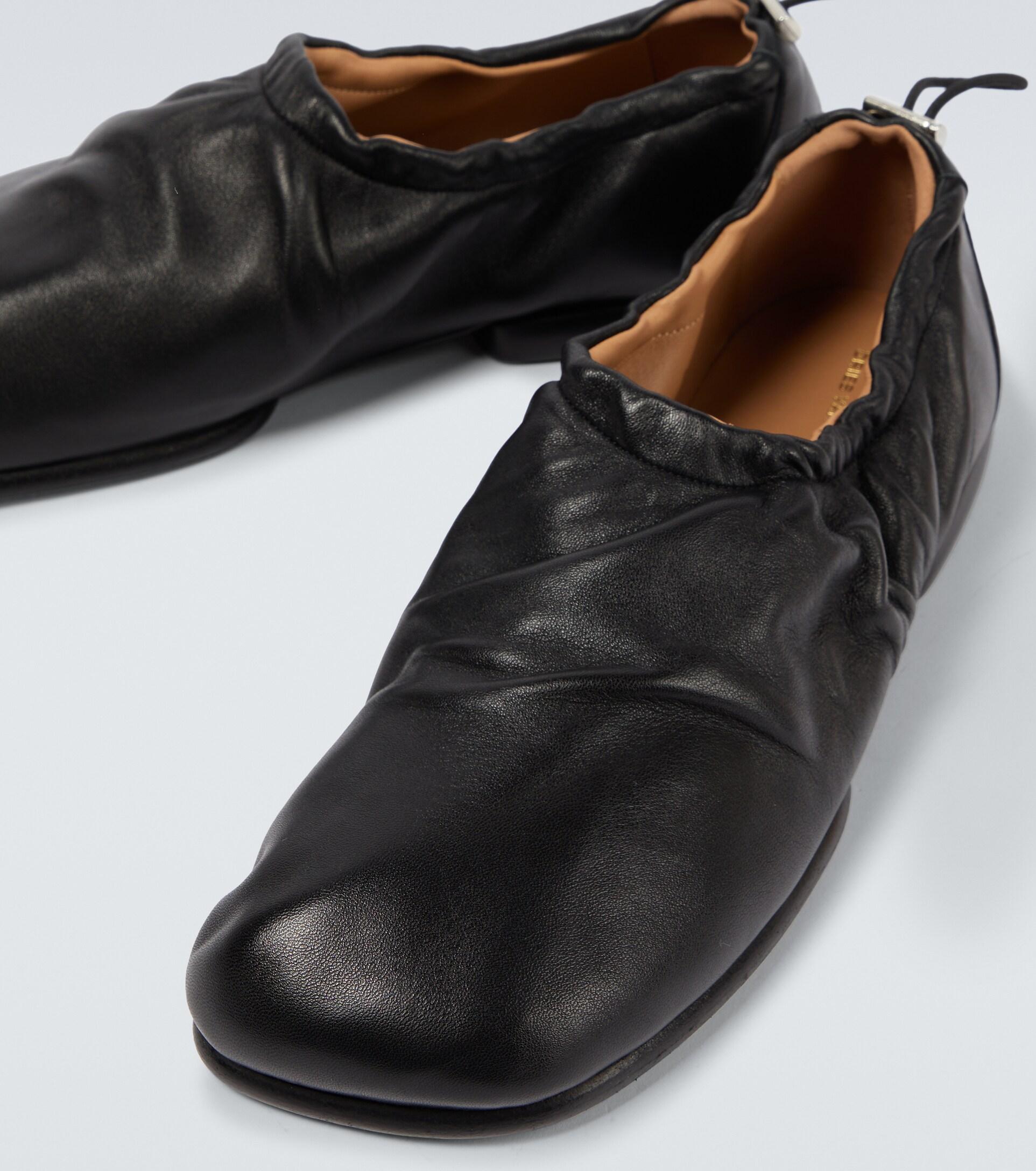 Dries Van Noten Slip-on Leather Loafers in Black for Men | Lyst