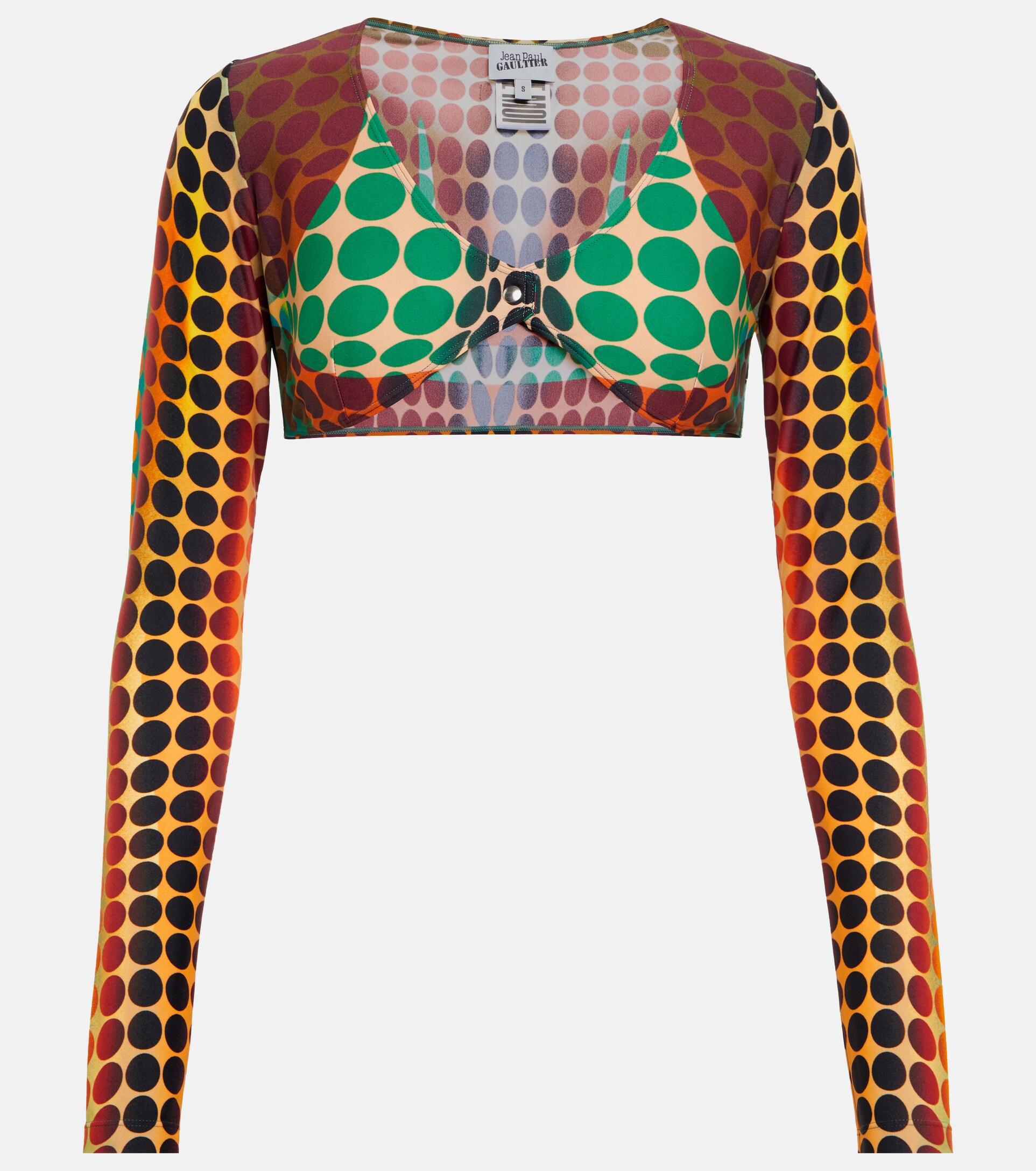 Jean Paul Gaultier Sheer Polka dot Tops