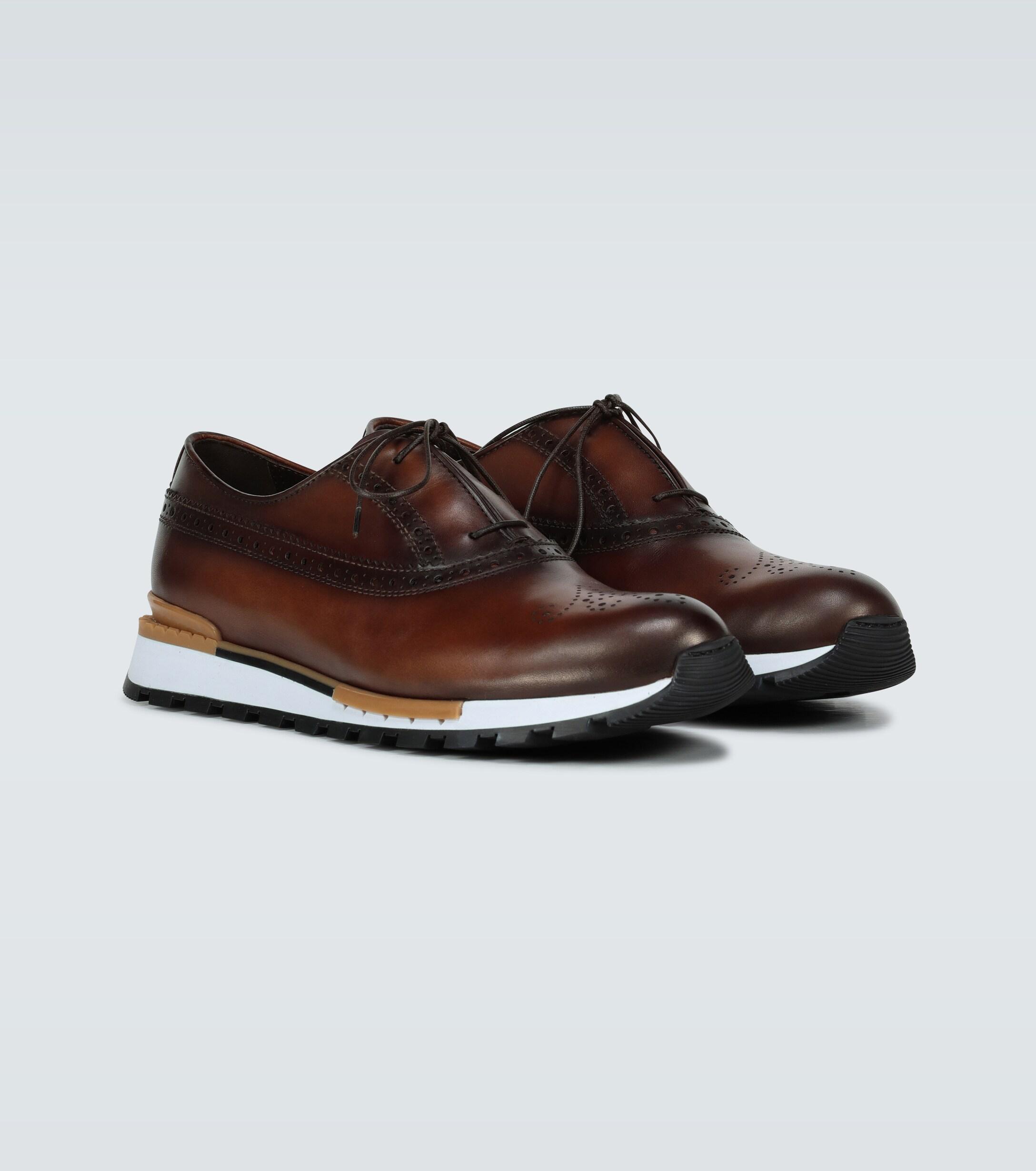Berluti Fast Track Leather Sneakers for Men | Lyst
