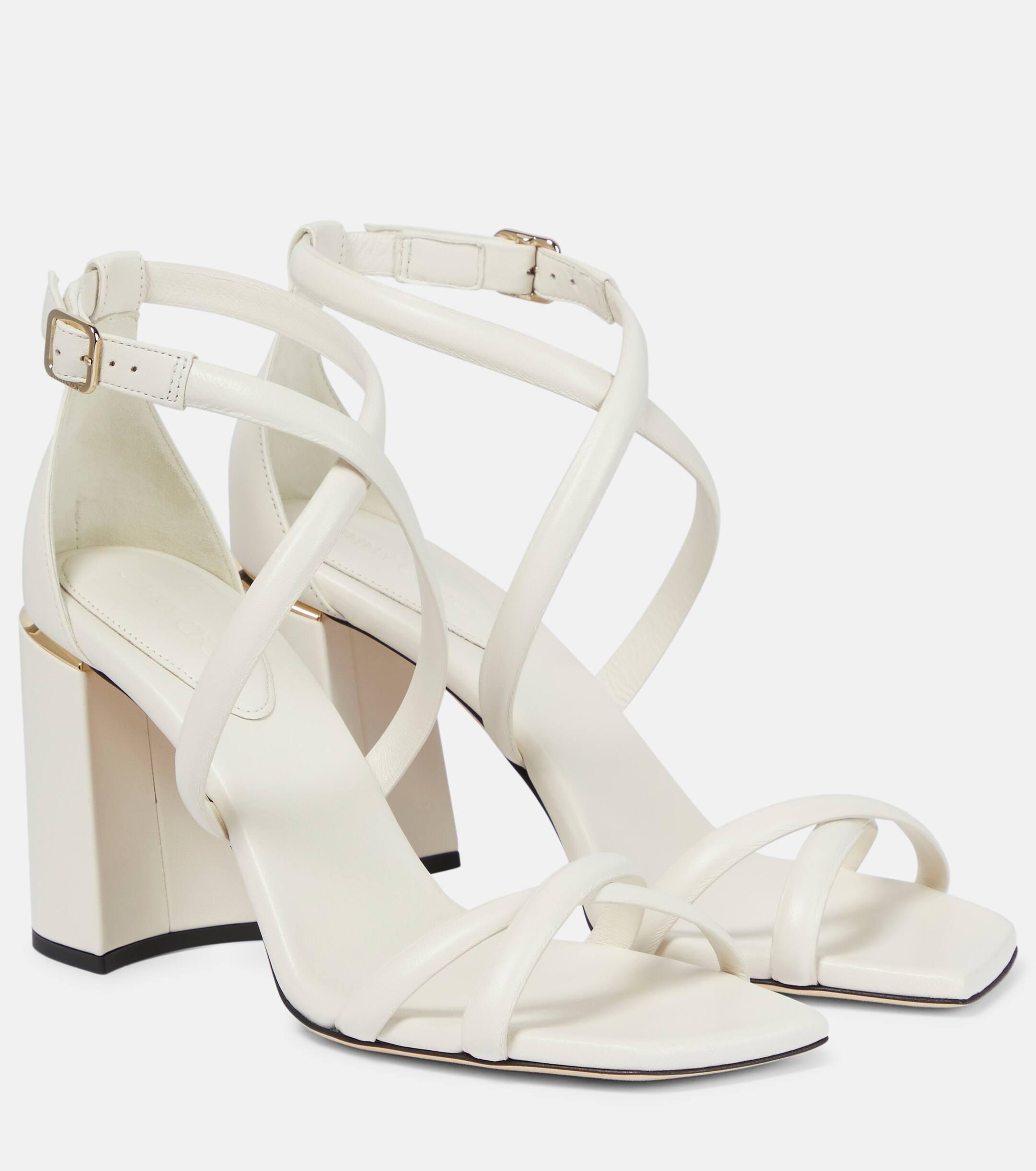Jimmy choo on sale sandals white