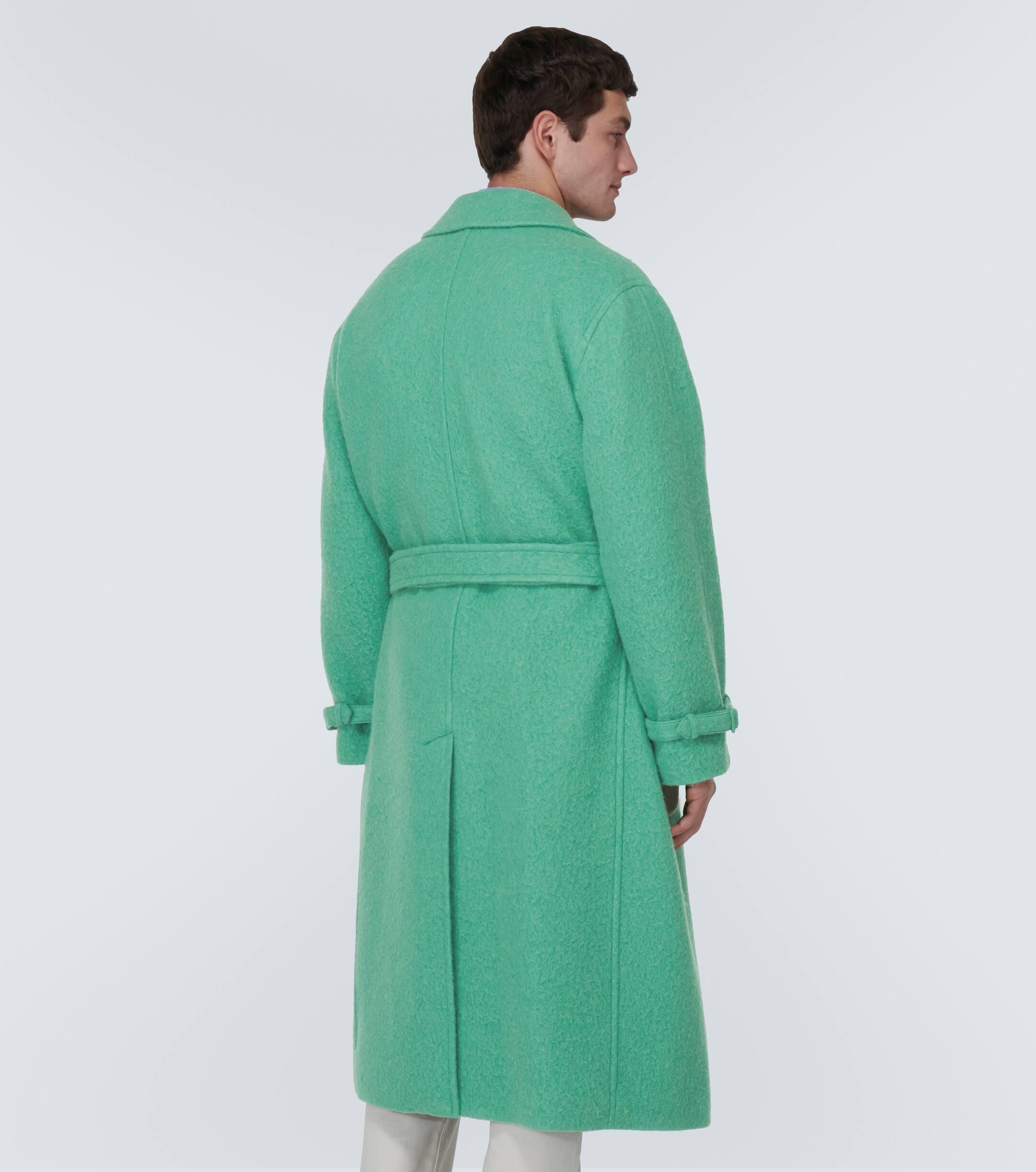 AURALEE（オーラリー）WOOL MELTON TRENCH COAT Auralee Melton wool and alpaca trench coat Auralee