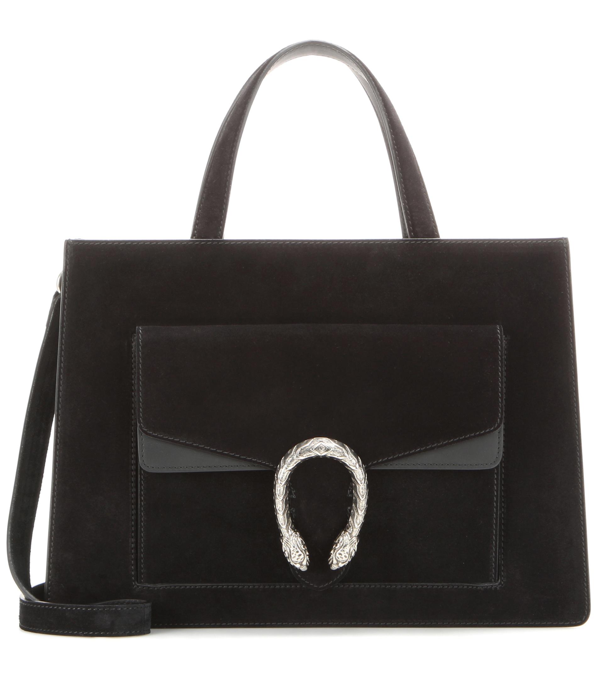 gucci suede tote