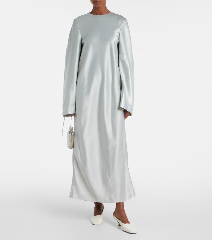 calvin klein white maxi dress Alba maxi dress in blue - Calvin Klein Collection