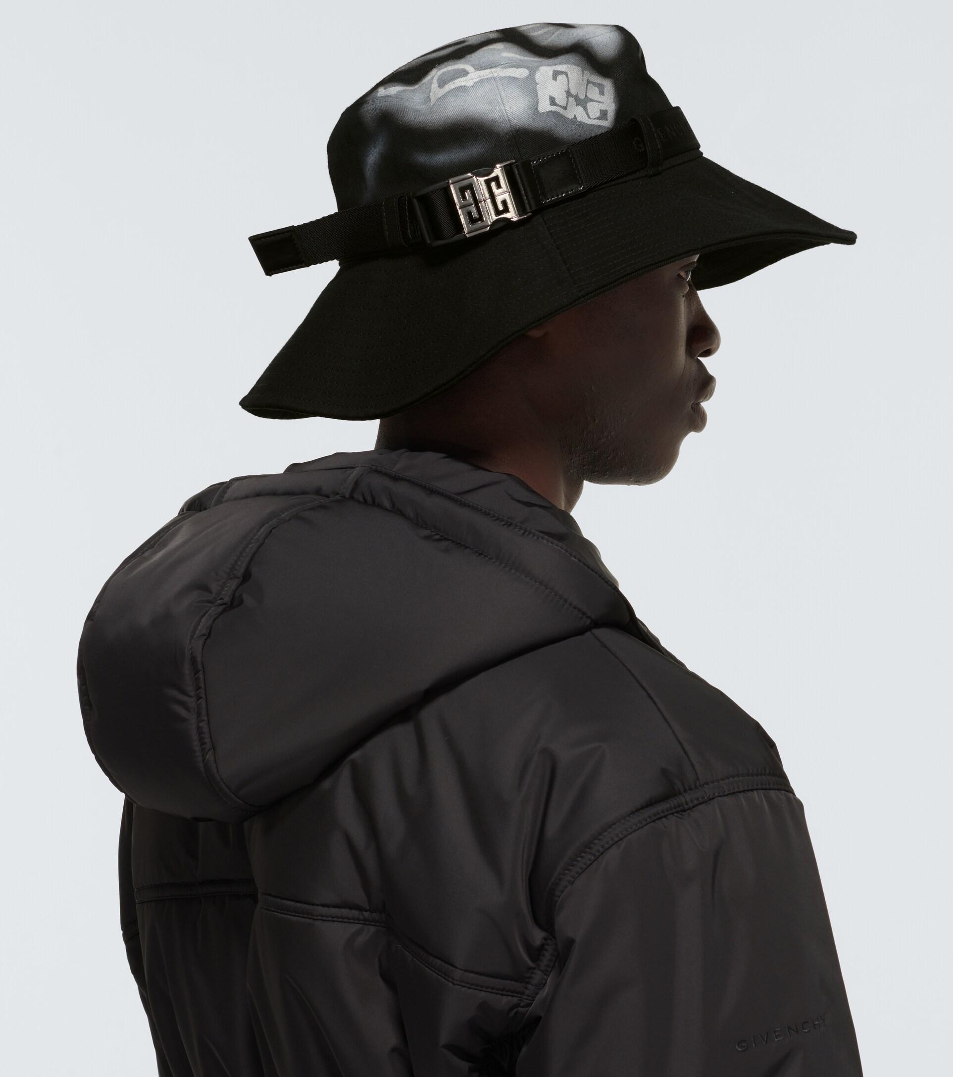 Givenchy Leather Bucket Hat in Black 