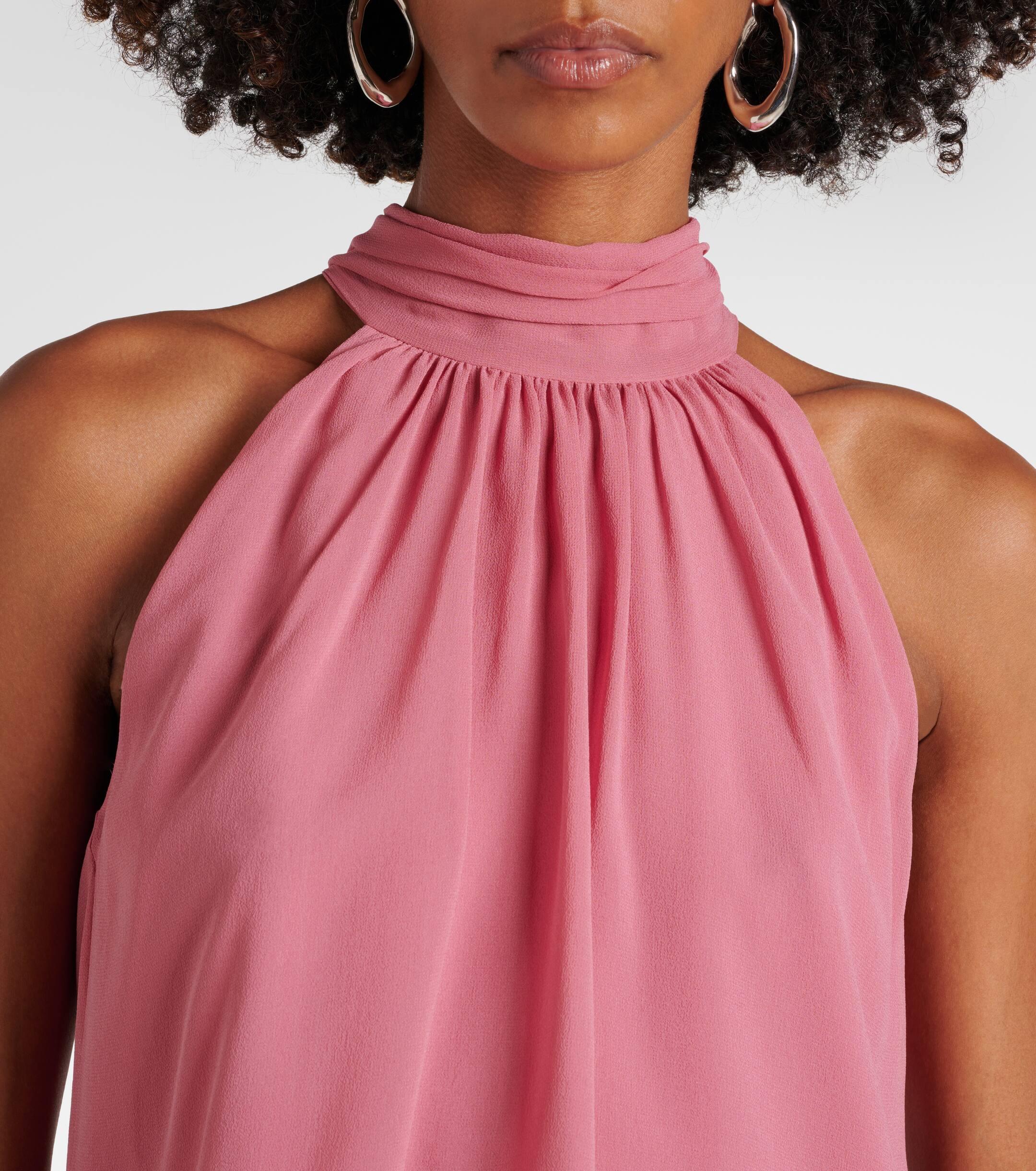 MAX MARA halter neck pink dress マックスマーラ MAX MARA halter neck pink dress マックスマーラ