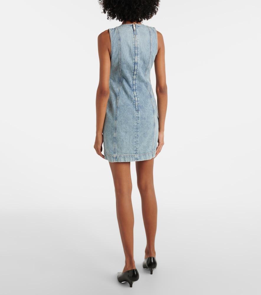 white christmas dresses Stella McCartney Linda Sleeveless Denim Dress Blue main image 1
