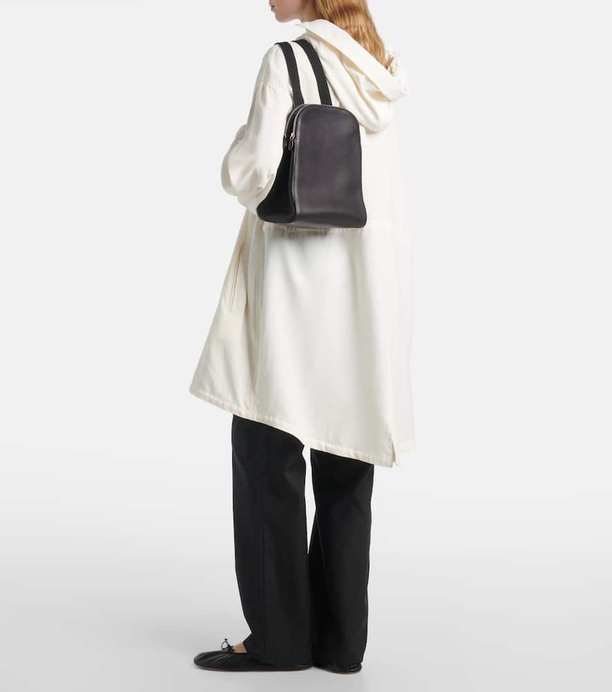 The Row Leather Backpack in Black Lyst UK