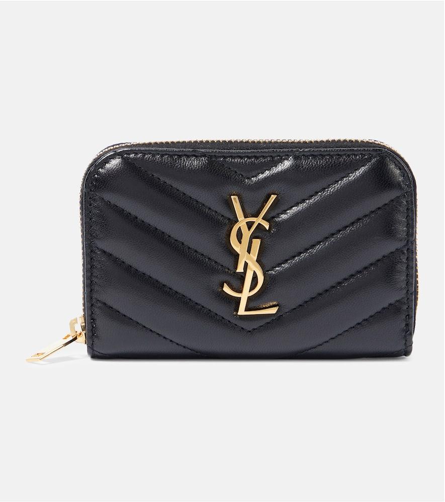Coin Ysl Women Wallet Auth SAINT LAURENT Coin Logo Button Wallet