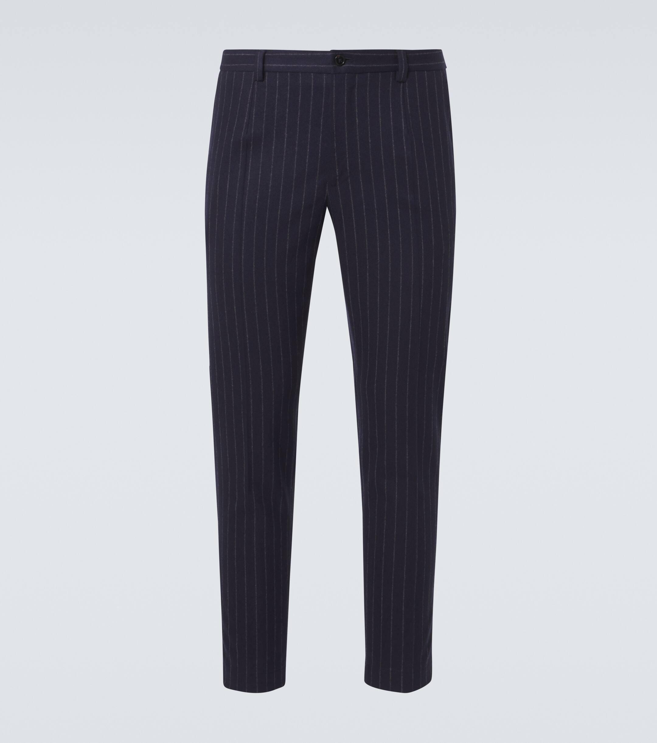 Black striped pants for men best sale