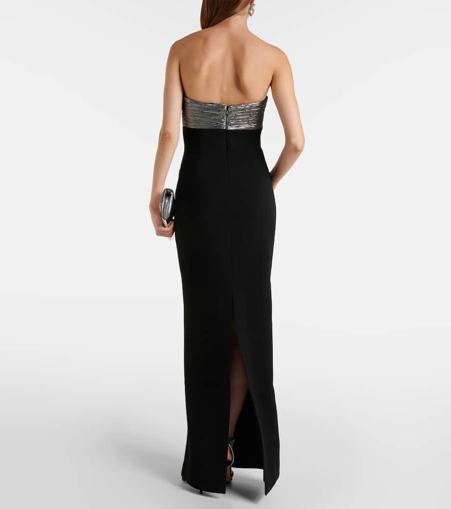 ◆関税込◆【REBECCA VALLANCE】Lumi floral-applique gown Rebecca Vallance Lumi Floral-Applique Gown in Black | Lyst