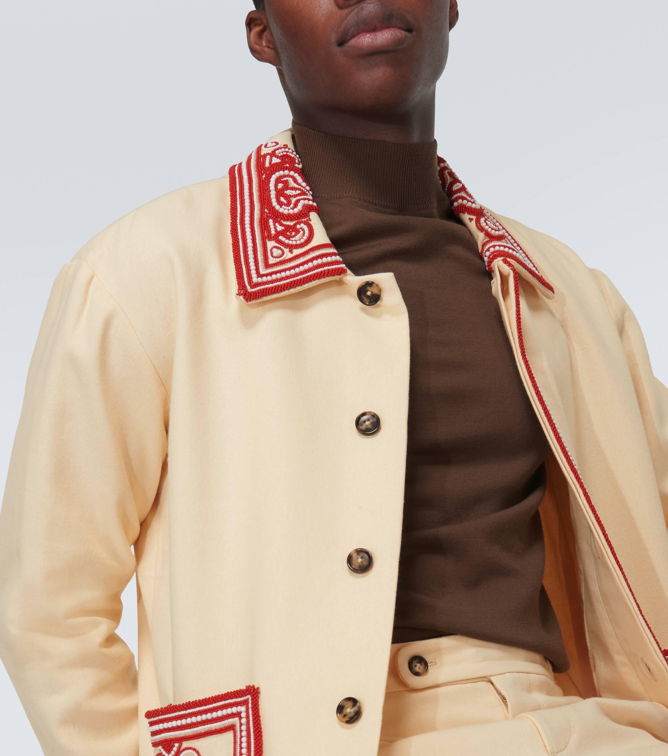 Mens sales beaded jacket
