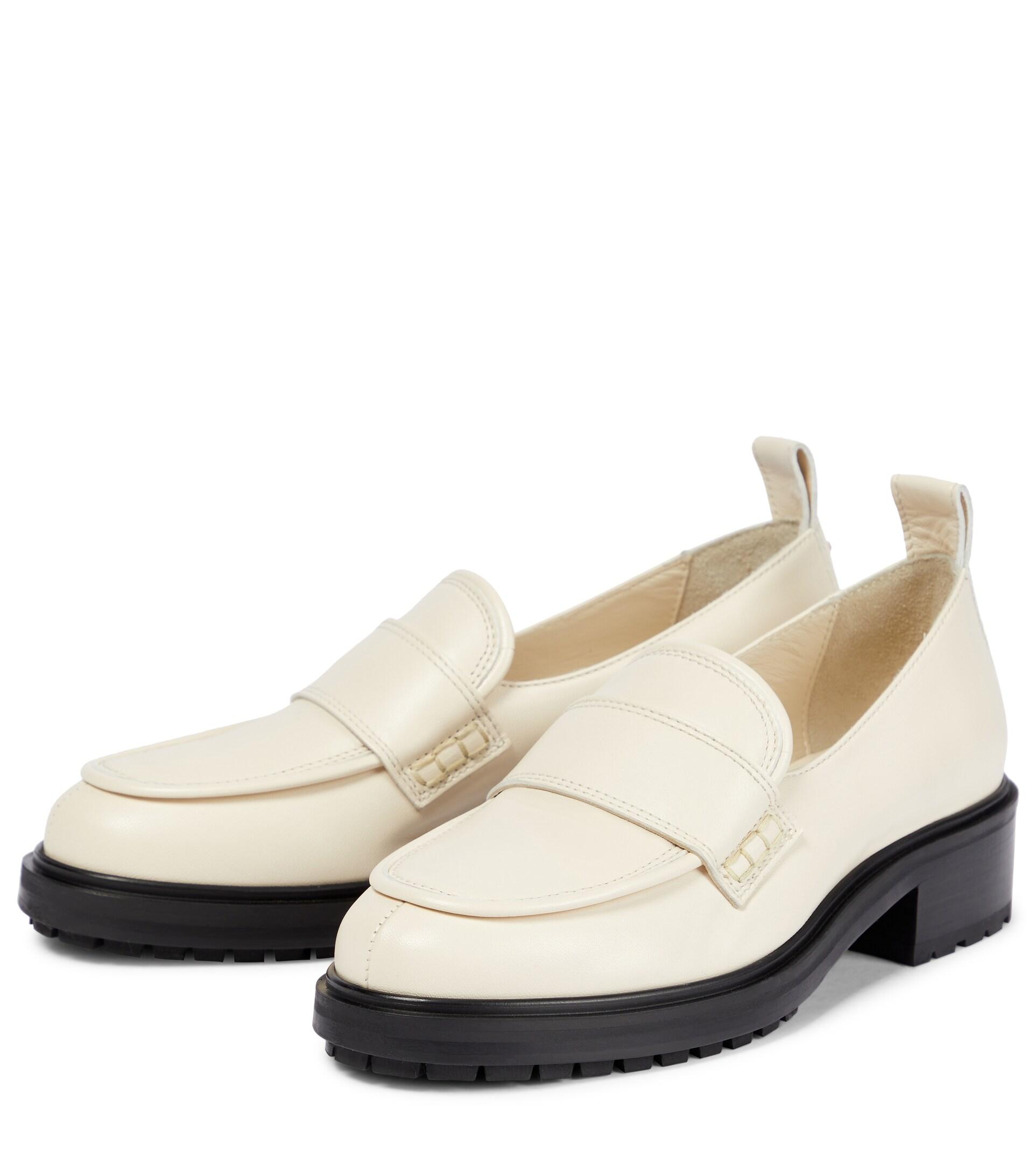 【関税込み】Aeyde オフホワイト Ruth ローファー Aeyde Ruth Leather Loafers | Lyst