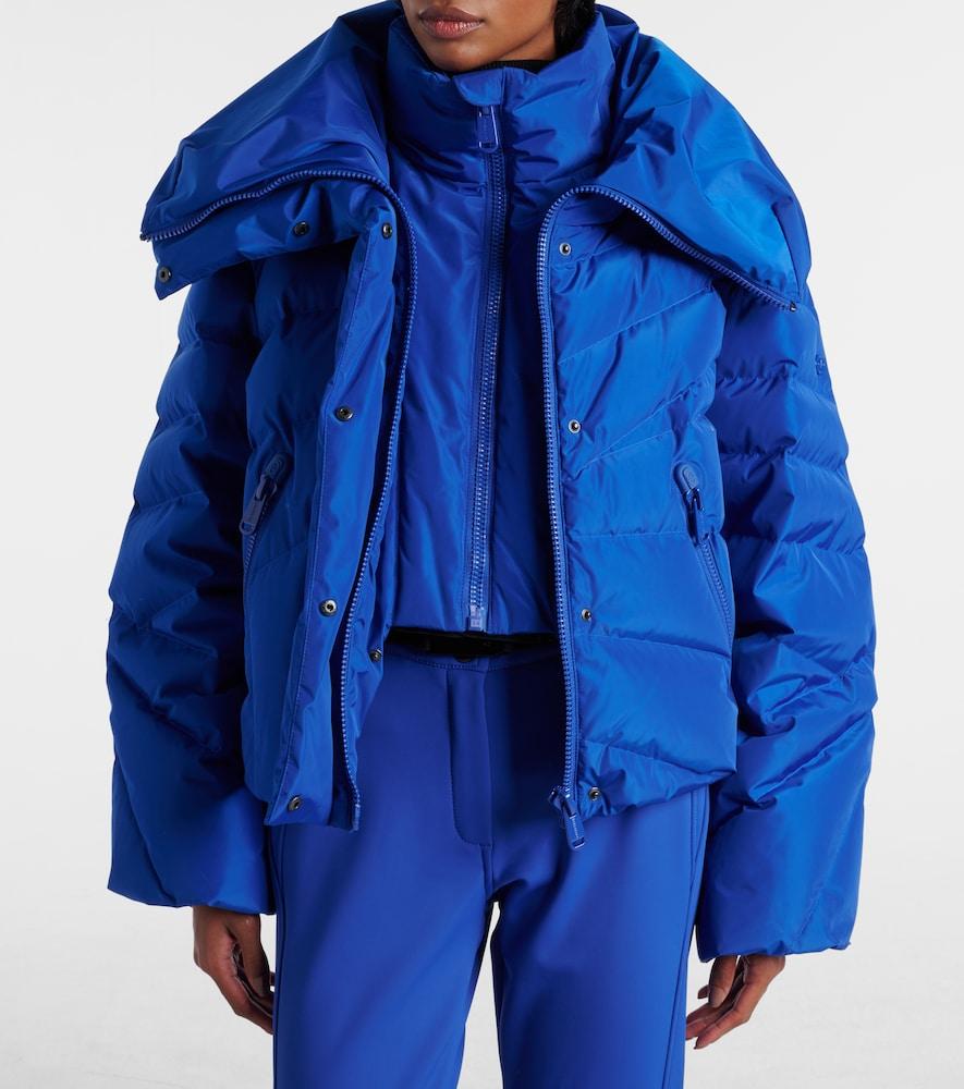 Goldbergh Liora Quilted Down Ski Jacket in Blue | Lyst