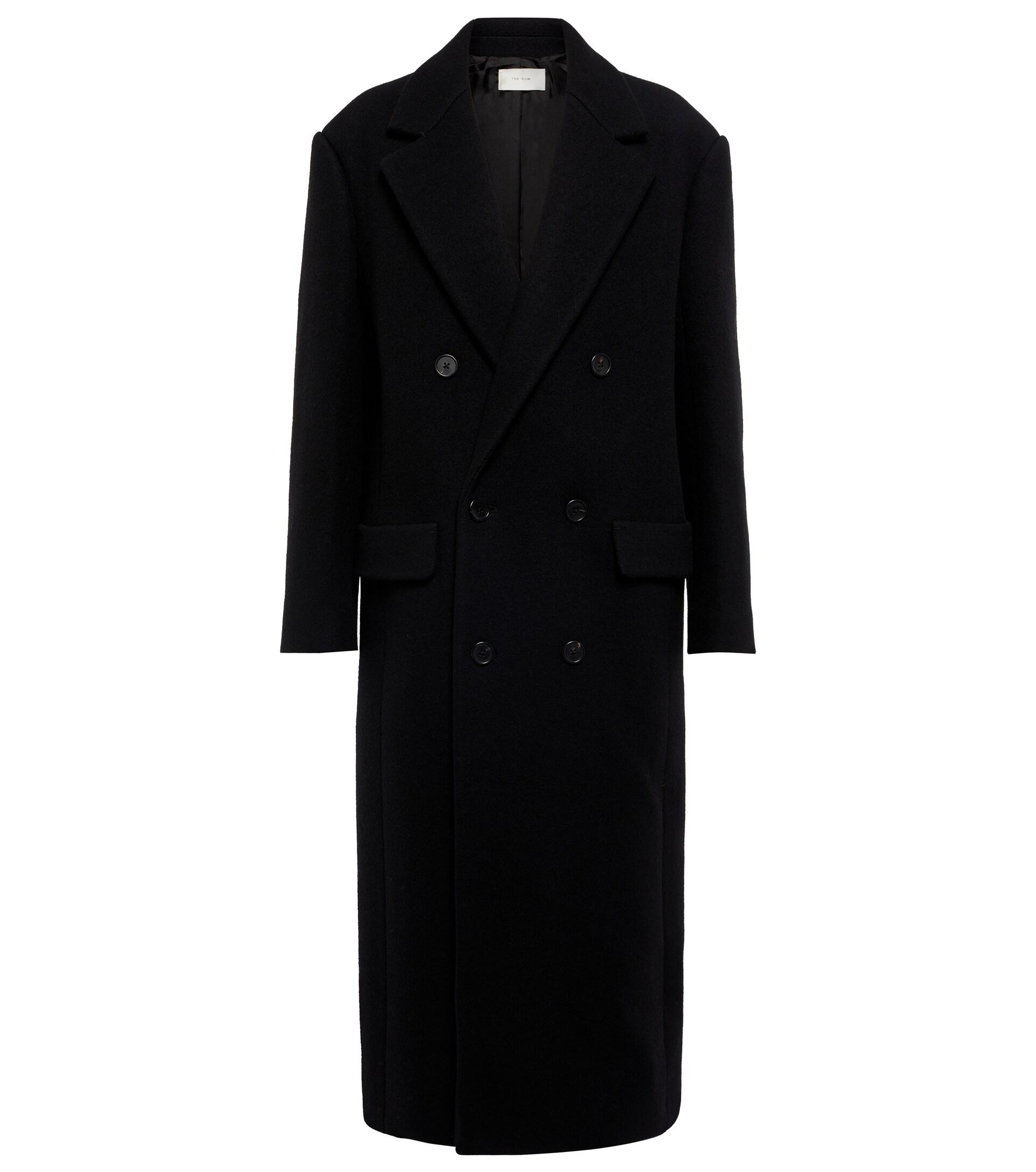 The Row Diana Oversized Wool-blend Coat in Black | Lyst