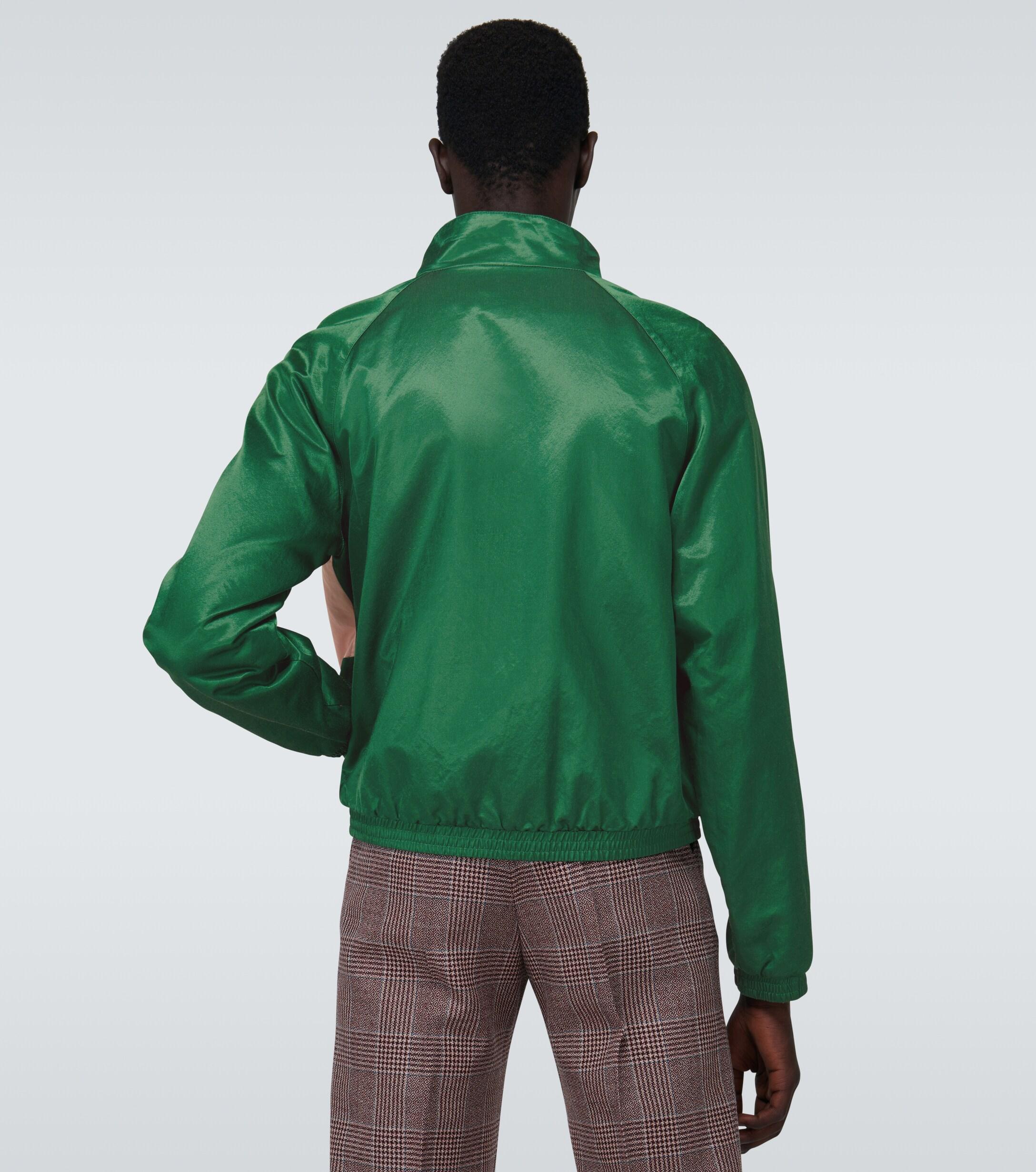 Gucci Cotton Viscose Jacket With Script 