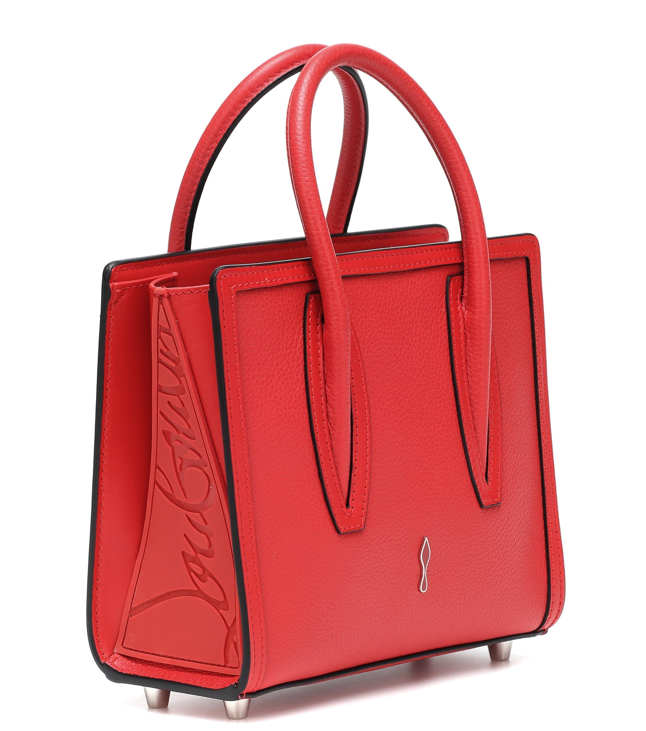 Paloma leather handbag Christian Louboutin Red in Leather - 28511130