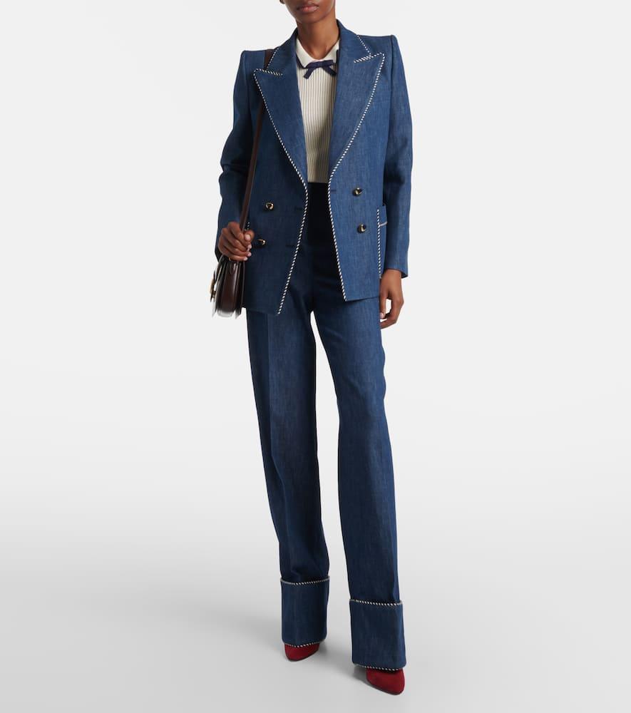 アウターその他 VALENTINO Woman Blazer Blue 3B3CE2U2869 K1D アウターその他 VALENTINO Woman Blazer Blue 3B3CE2U2869 K1D