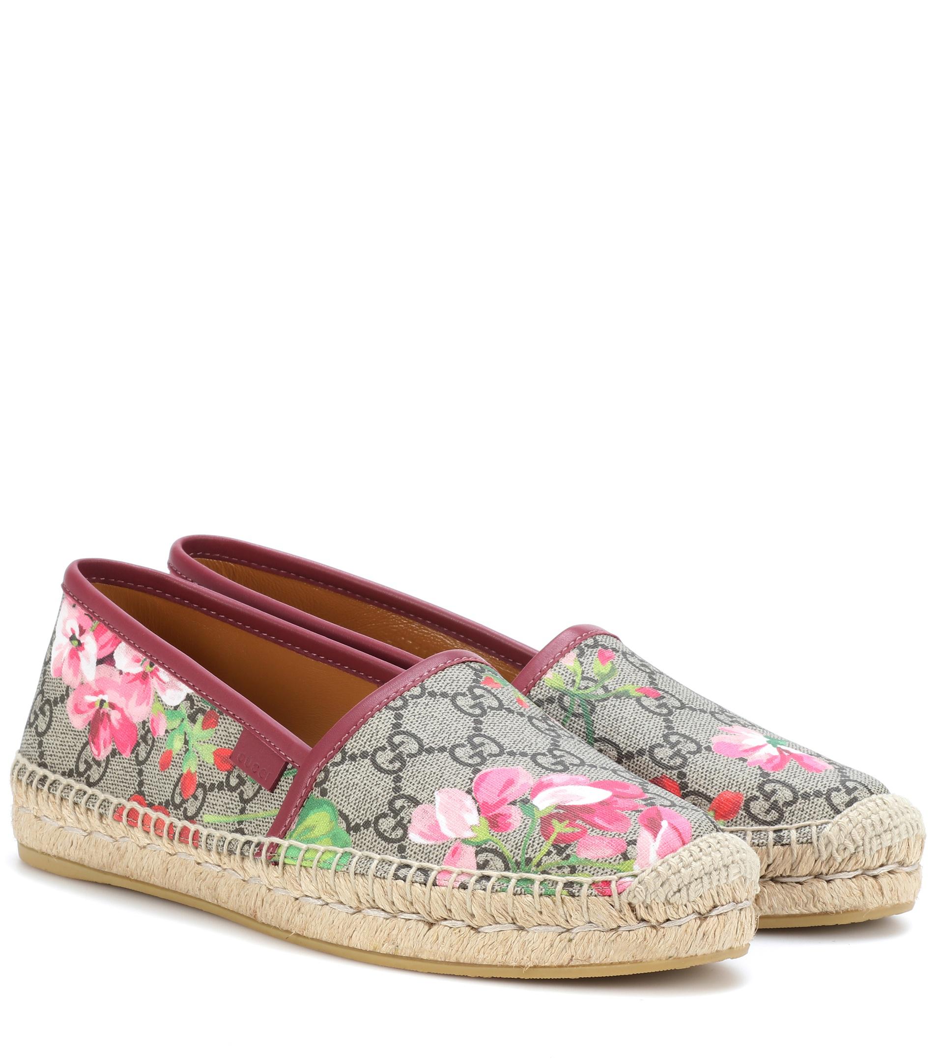 gucci flower espadrilles