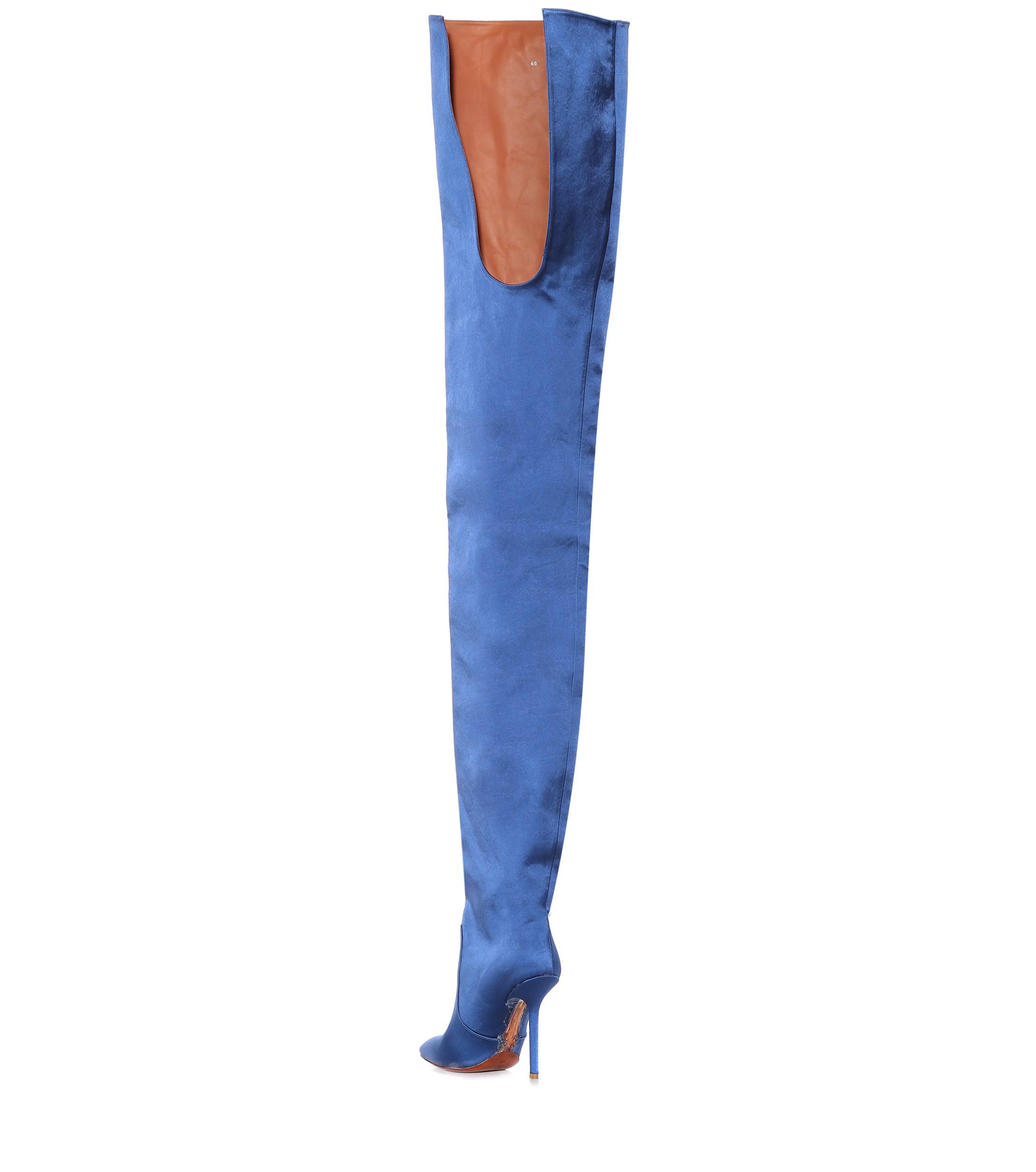 Vetements over the knee cheap boots