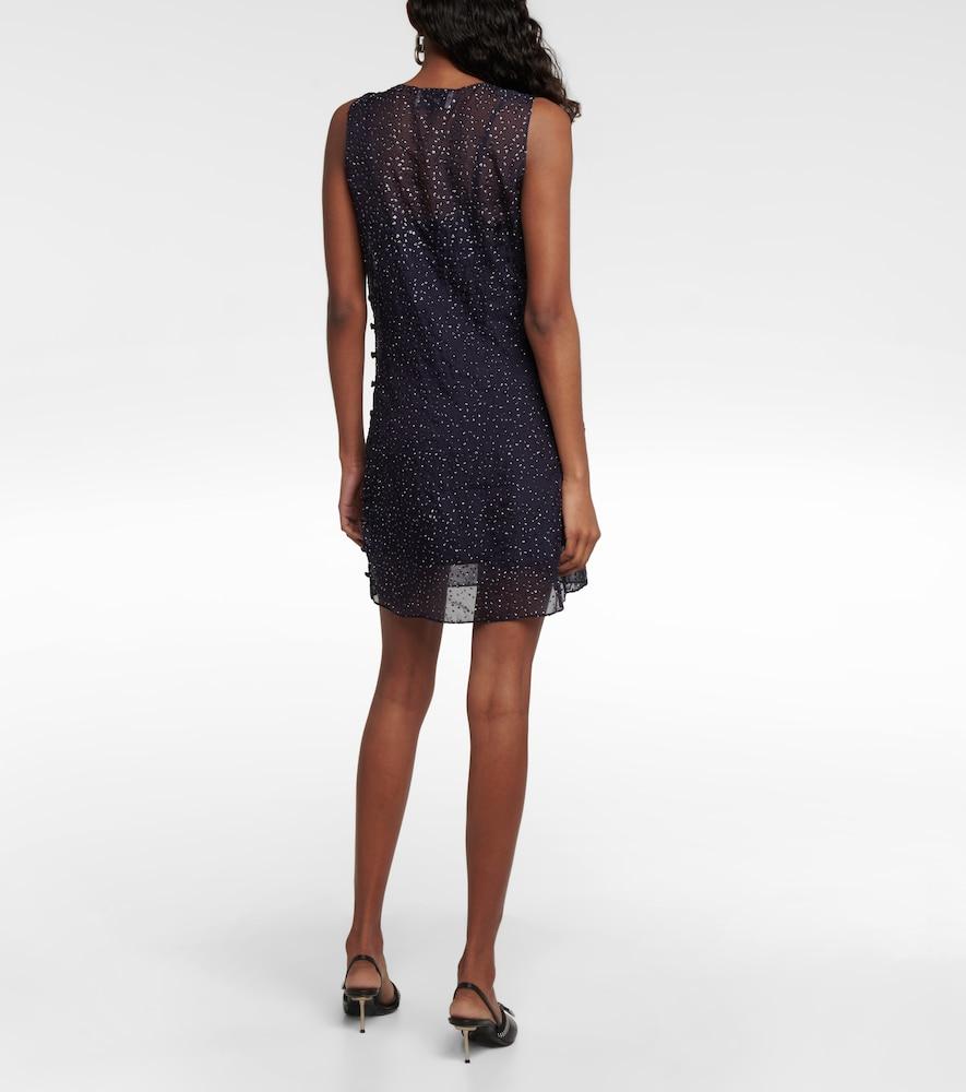 coperni blue sequin dress Coperni Sequined mini dress - Light Blue