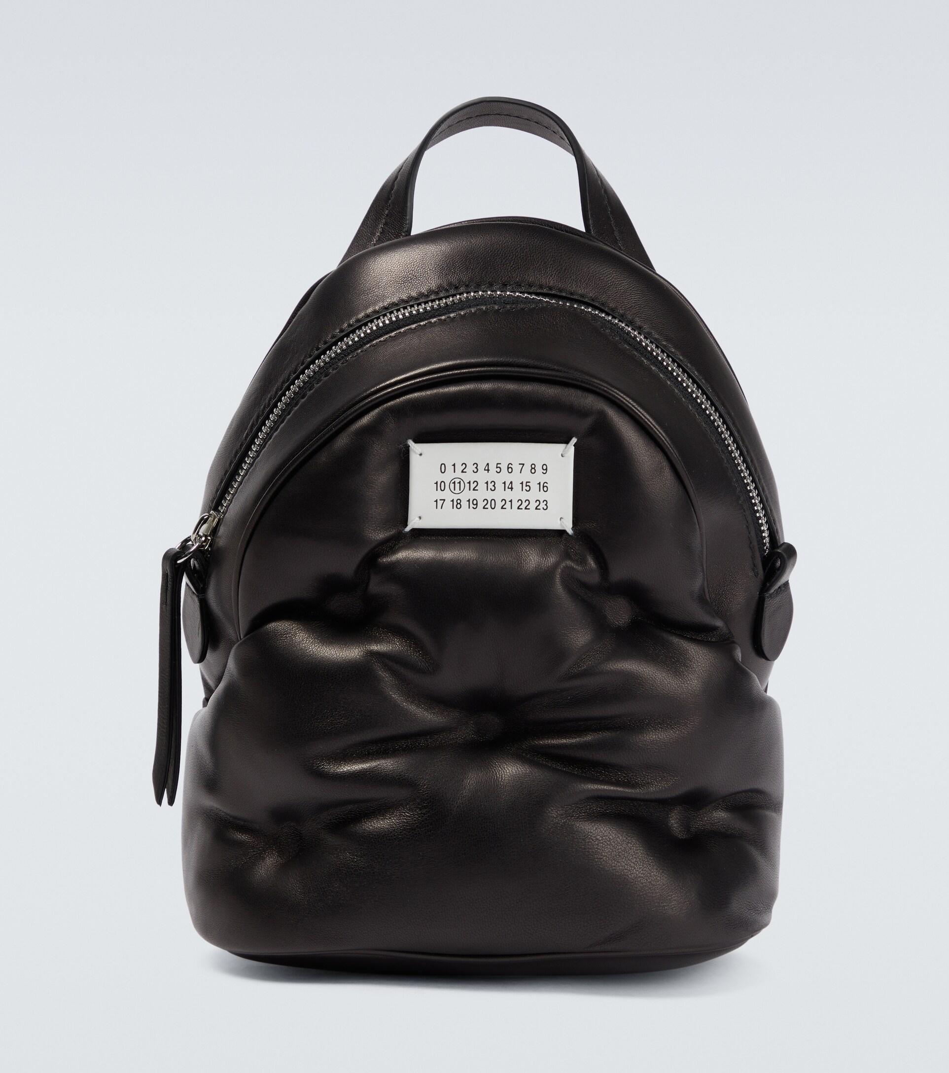 Maison Margiela Glam Slam Mini Leather Backpack in Black for Men