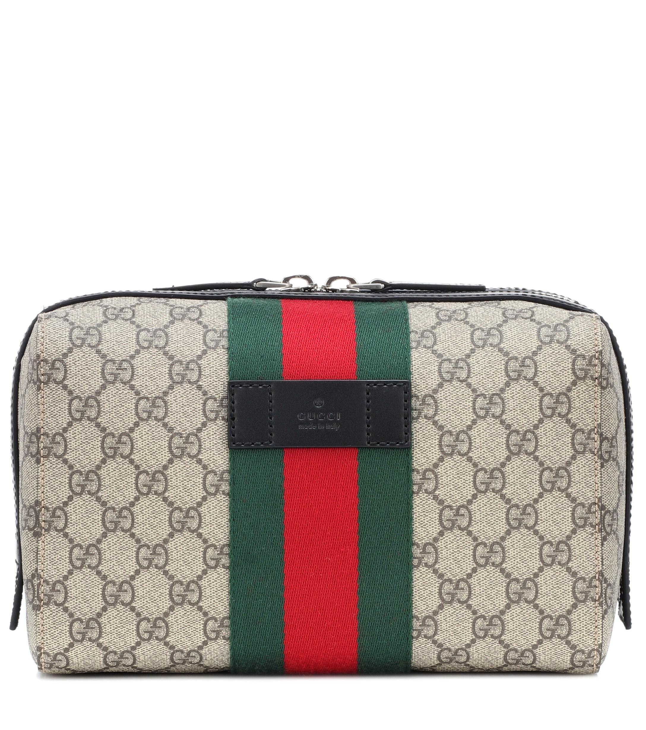 Gucci GG Supreme Cosmetic Case in Beige (Natural) Lyst