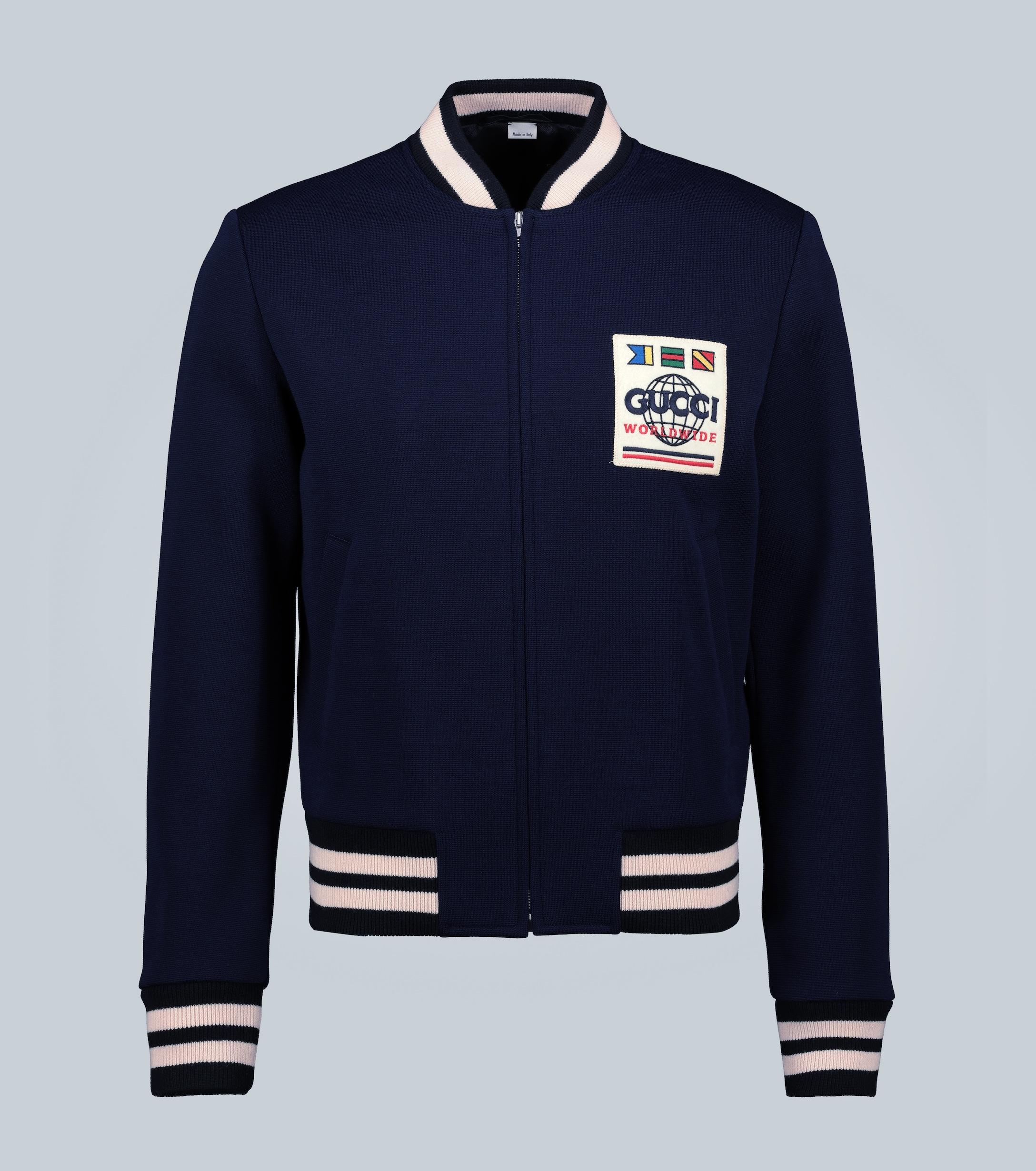 gucci wool bomber jacket