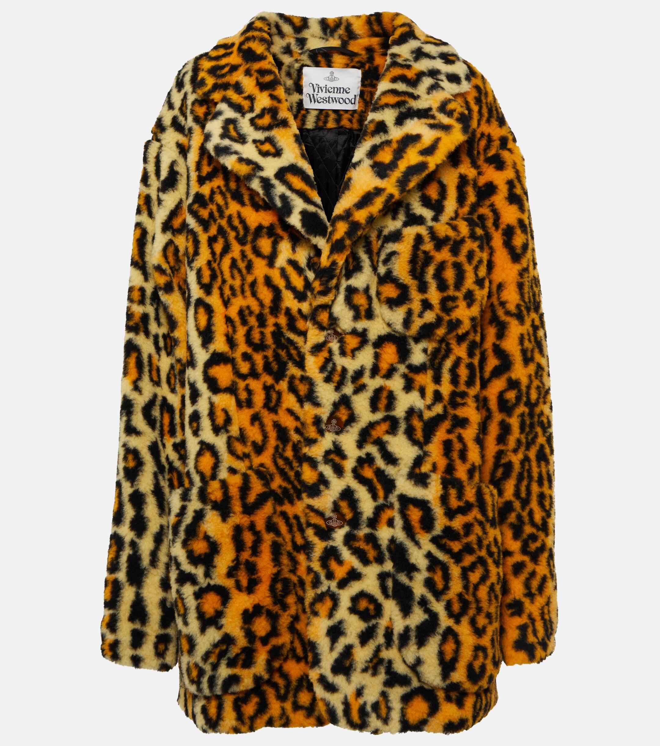 Whistles leopard print on sale coat