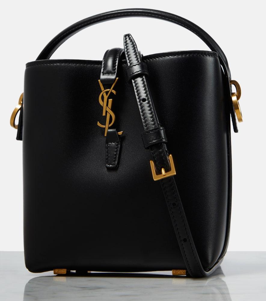 Bolso Saco Le 37 Mini De Piel de Saint Laurent de color Negro Lyst