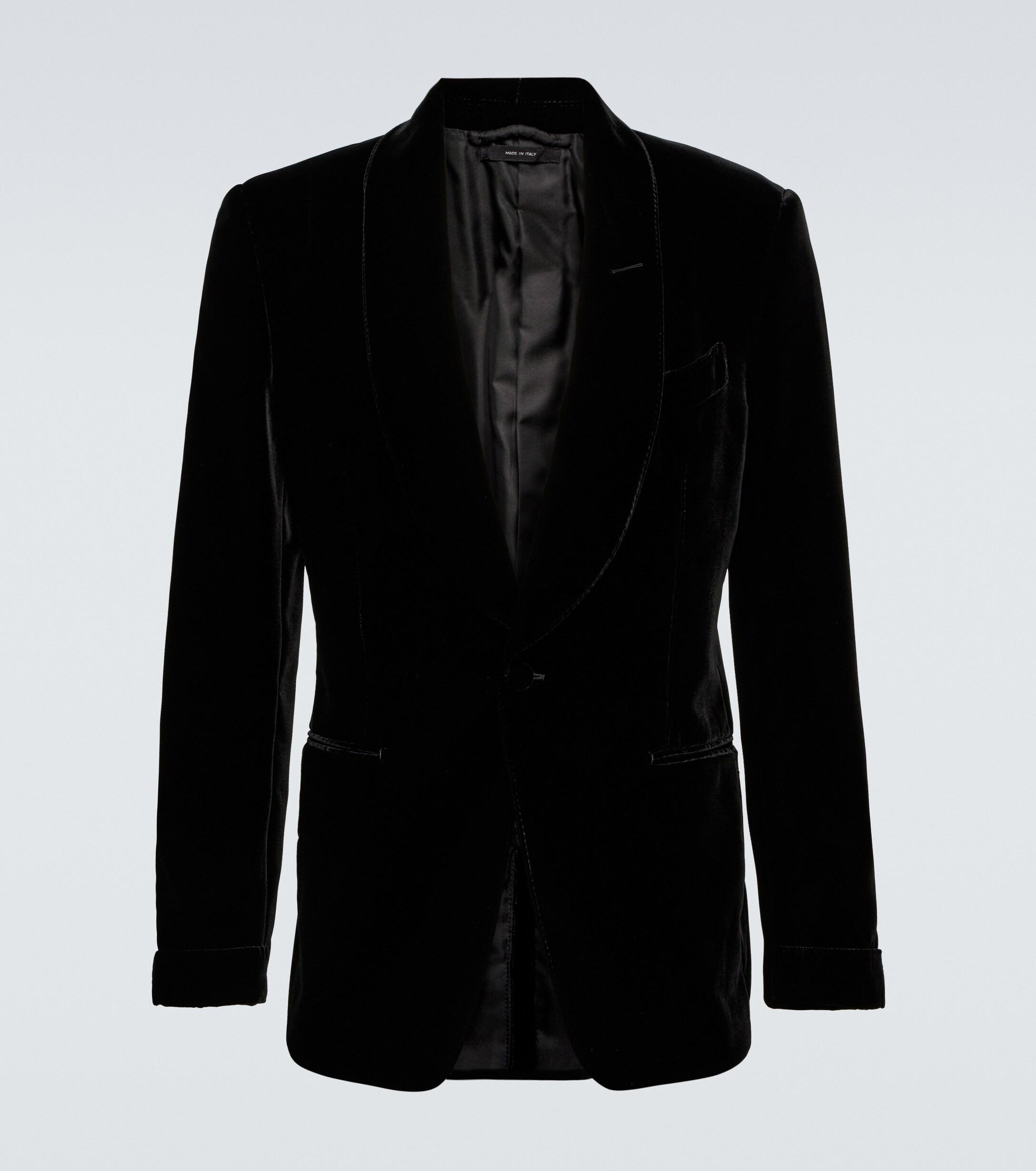Tom Ford Shelton Velvet Blazer in Black for Men | Lyst Canada