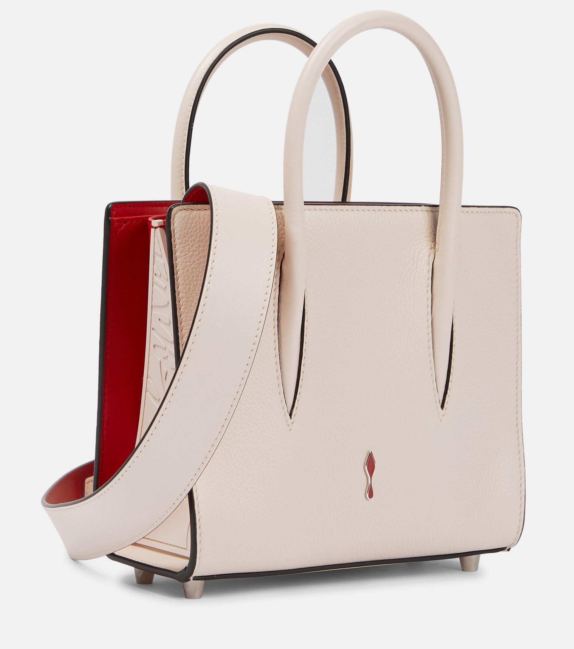 Christian Louboutin Paloma Small Leather Tote in Natural